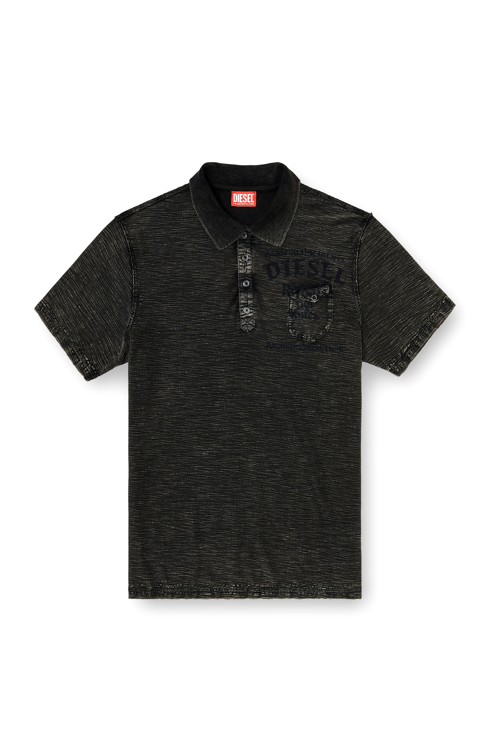Diesel - T-ARDY-POLO, Male's ポロシャツ in ブラック - 2