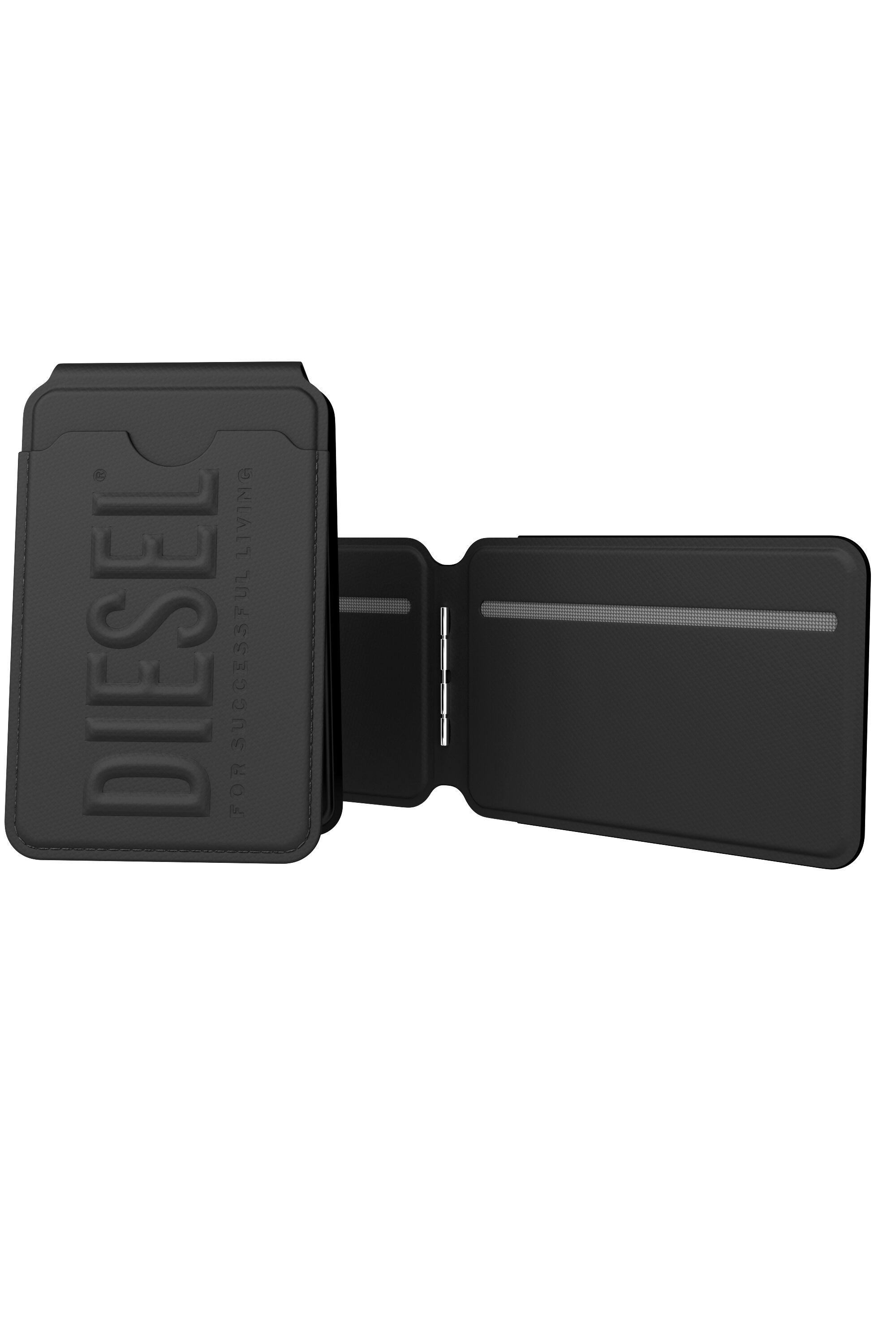 60449 CREDIT CARD HOLDER UNIVERSAL｜ブラック｜ウィメンズ｜DIESEL