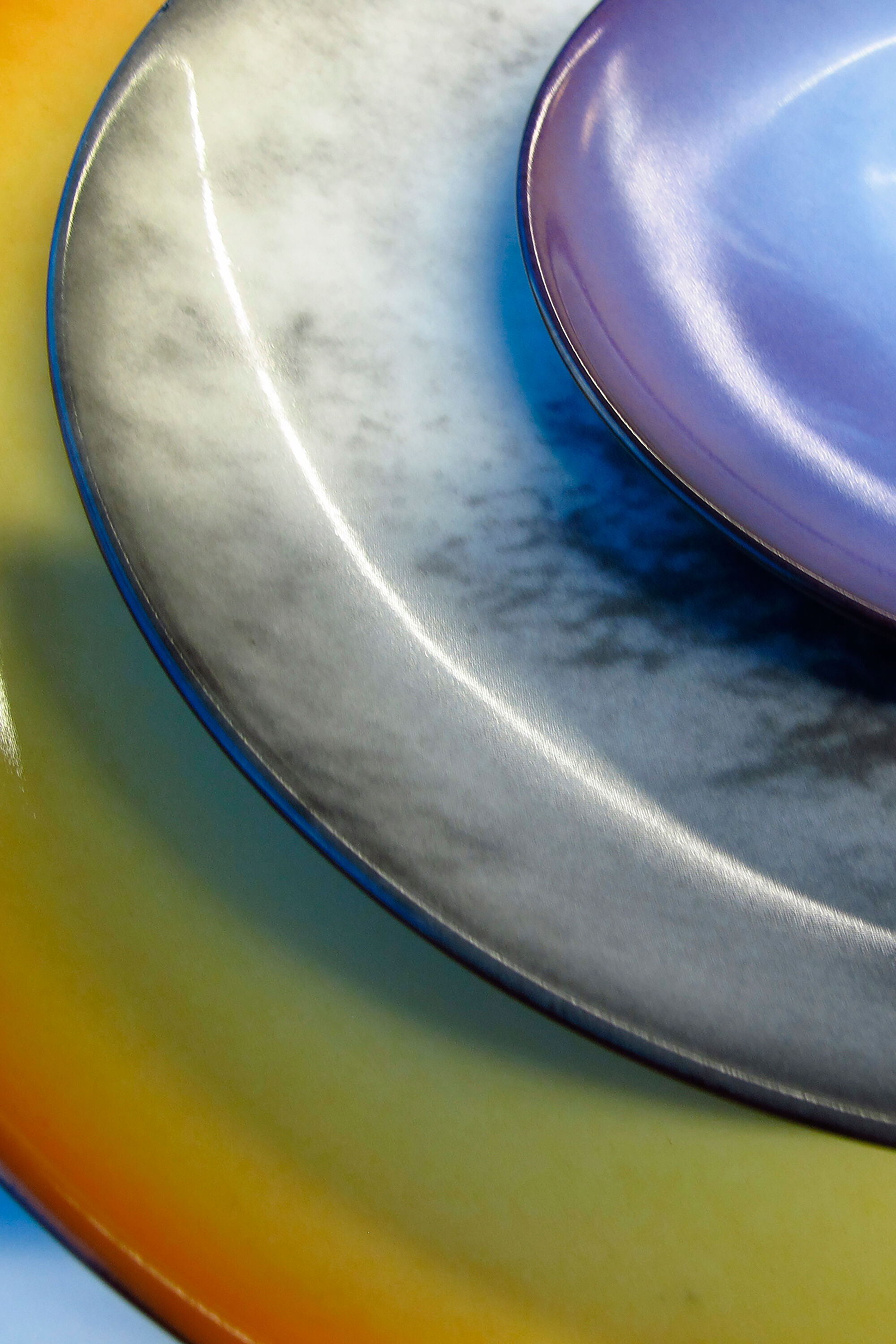 Diesel - 10822 COSMIC DINER, Unisex's Porcelain dinner plate "neptune" in ブルー - 2