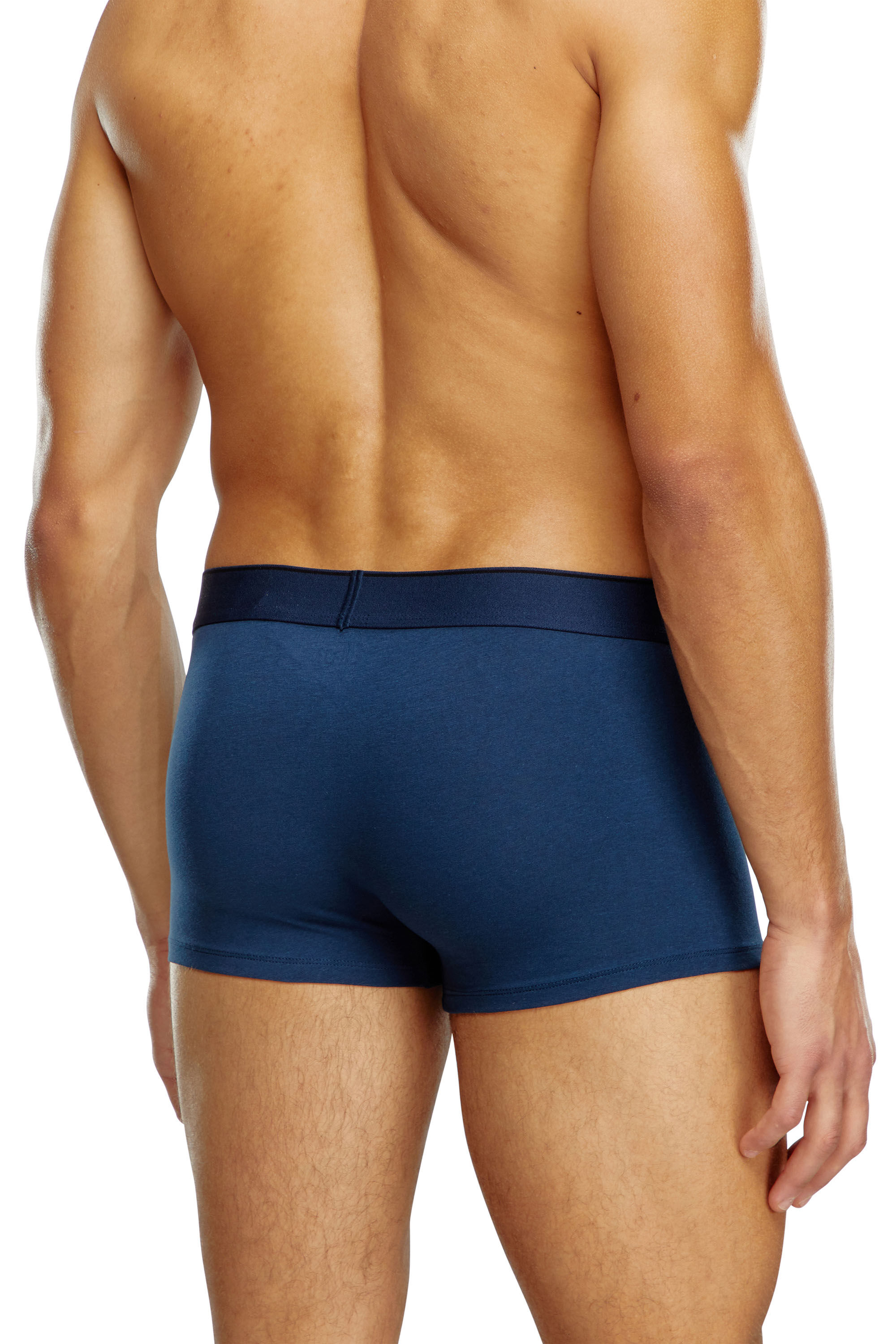 Diesel - UMBX-DAMIENTHREEPACK, Male's 3-pack boxer briefs plain and camo in ブルー/ブラック - 4