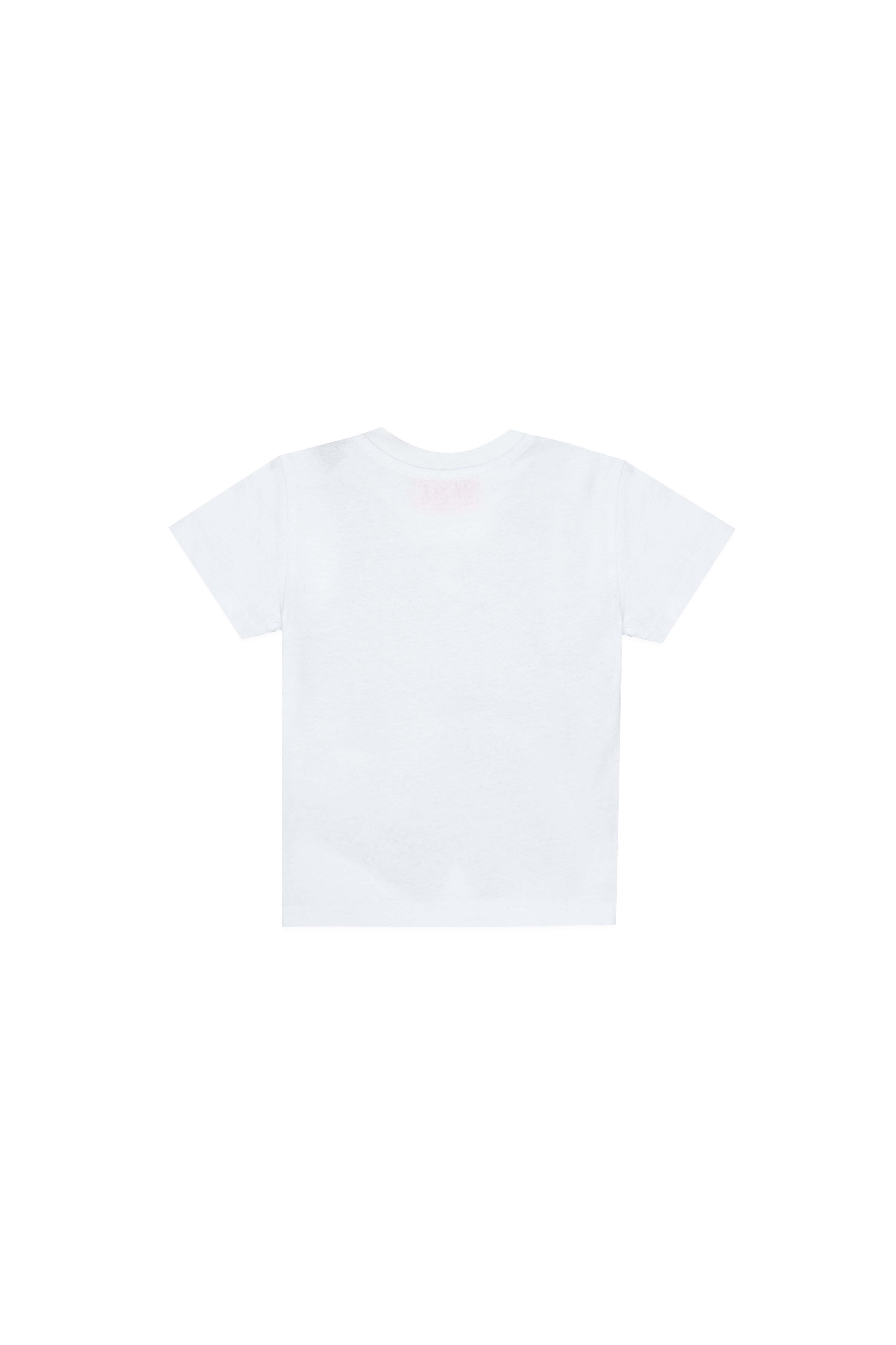 Diesel - TITTYB, Male's ベビー 半そでTシャツ ロゴ in ホワイト/ブルー - 2