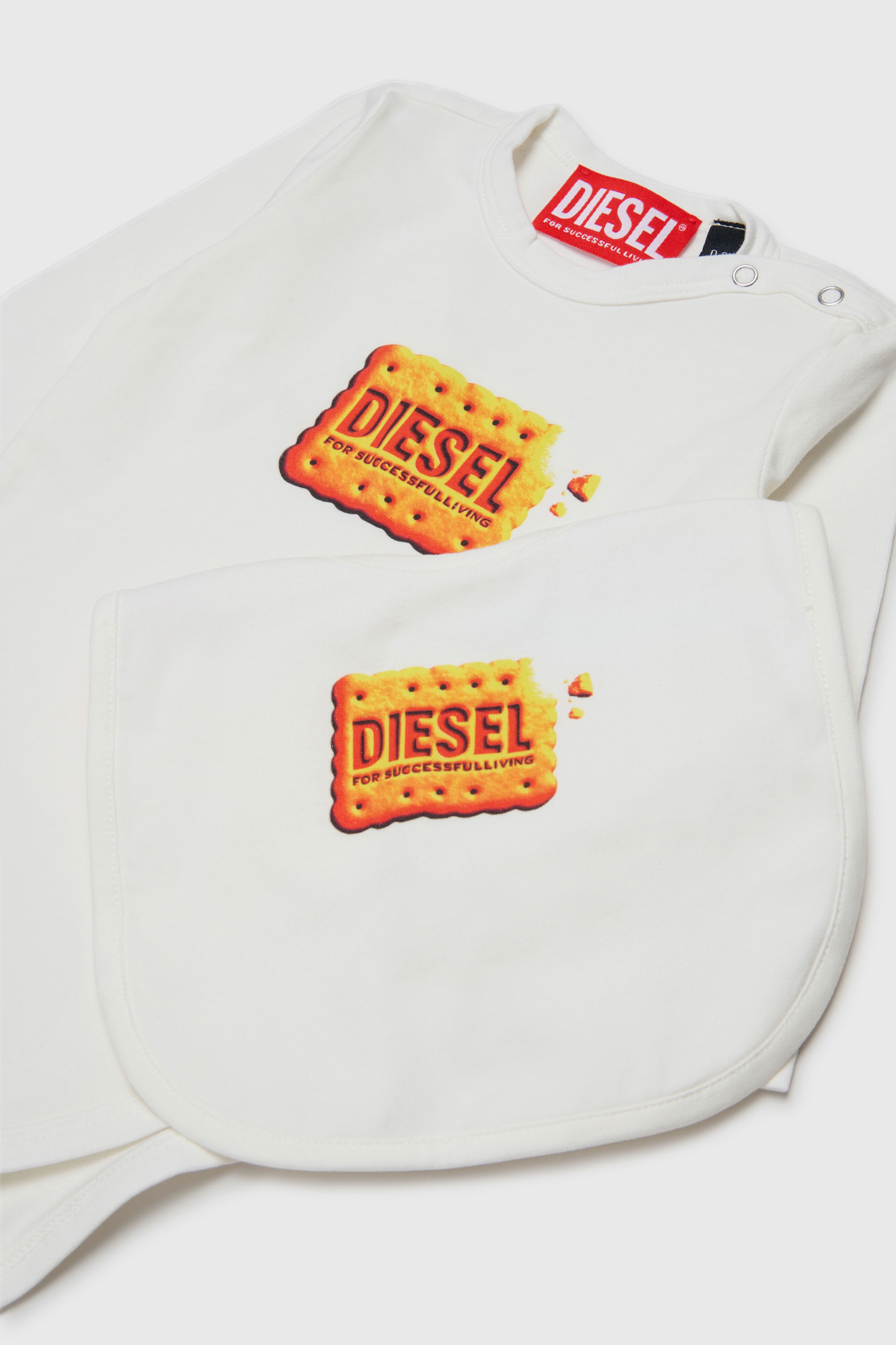 Diesel - UPPYBOX-NB, Unisex's ベビー2点セット in ホワイト - 3