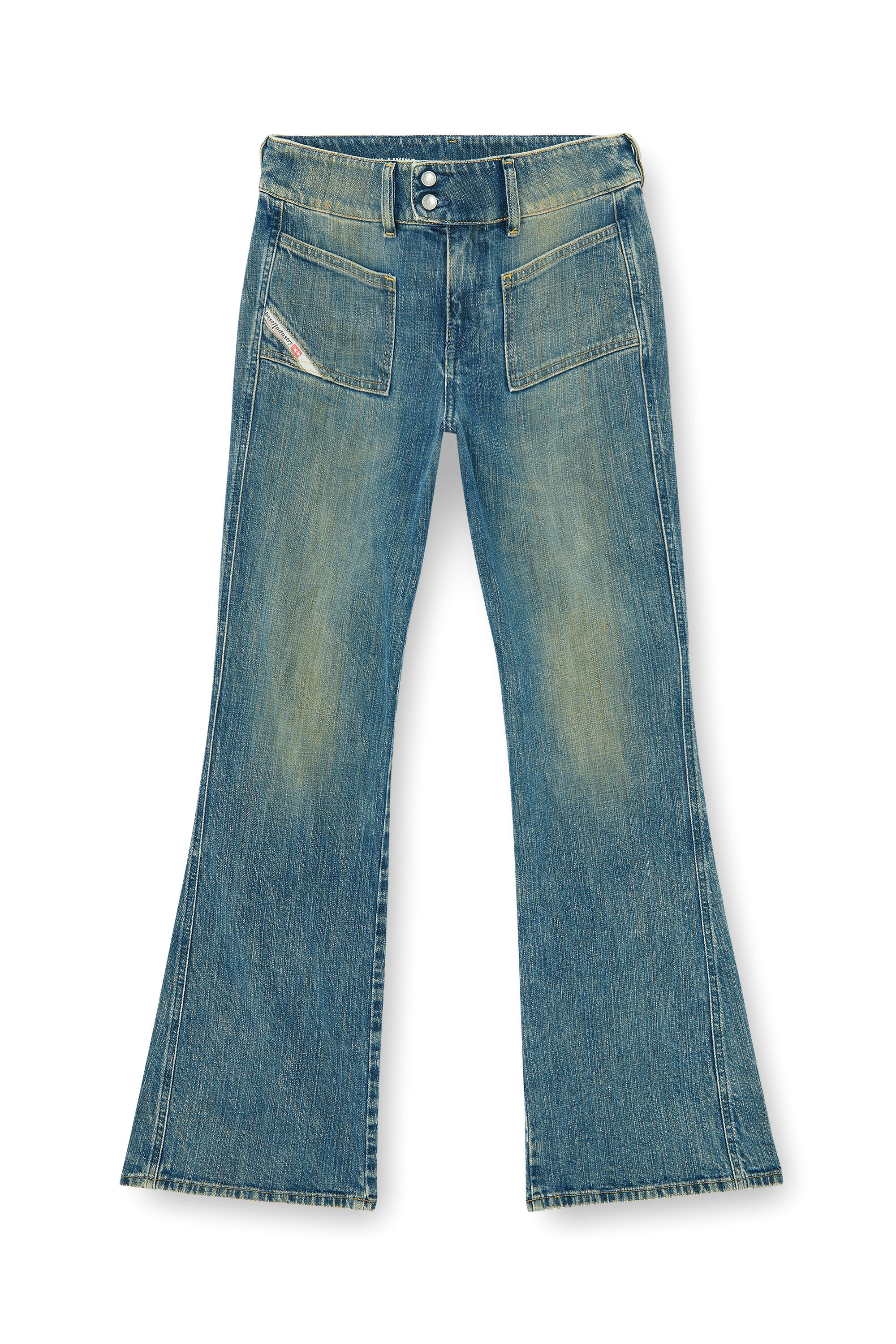 Diesel - Female's Bootcut Jeans D-Hush 007EJ, ミディアムブルー - 6