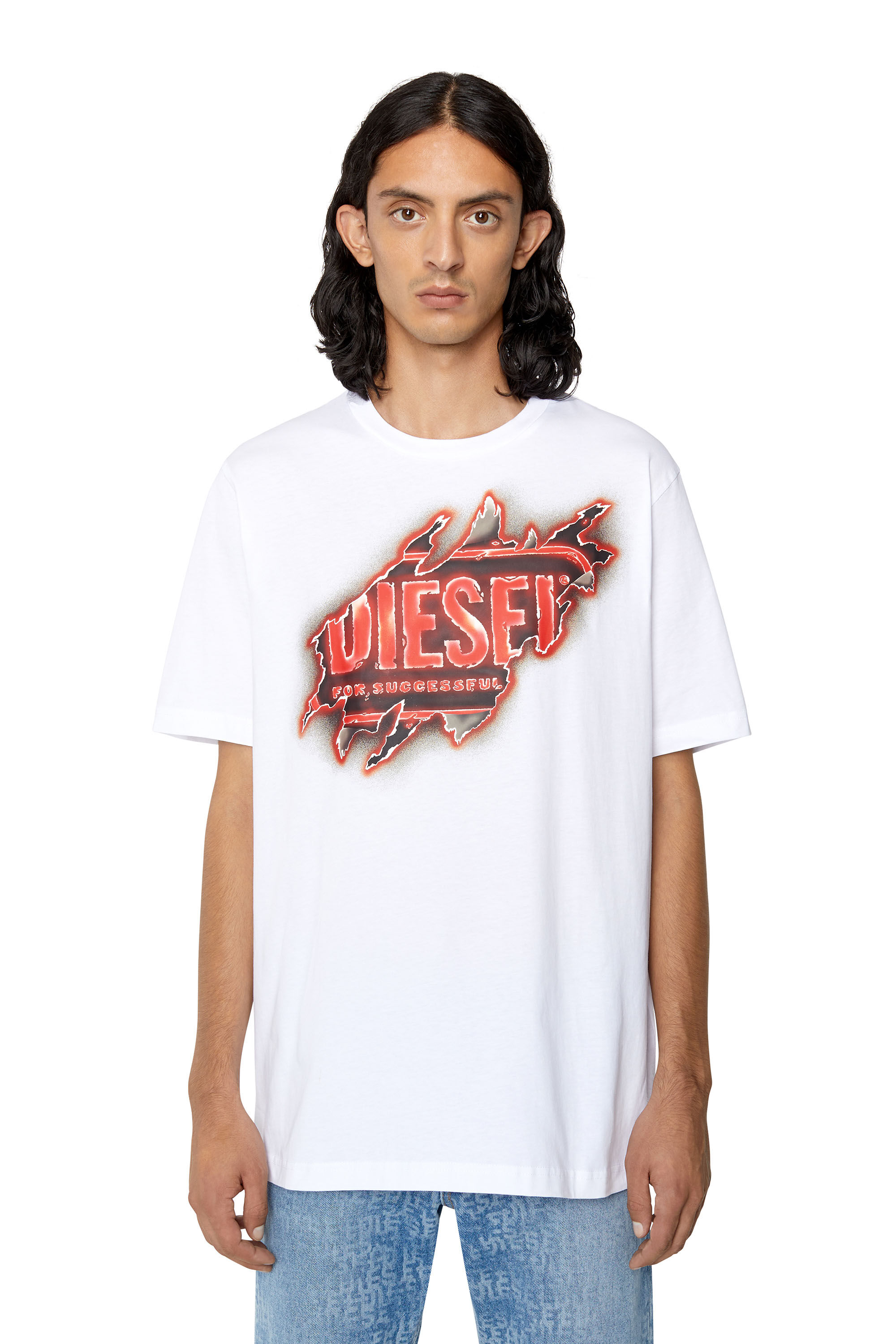 DIESEL レギュラーフィット 半袖Ｔシャツ T-JUST-E43 Sサイズ