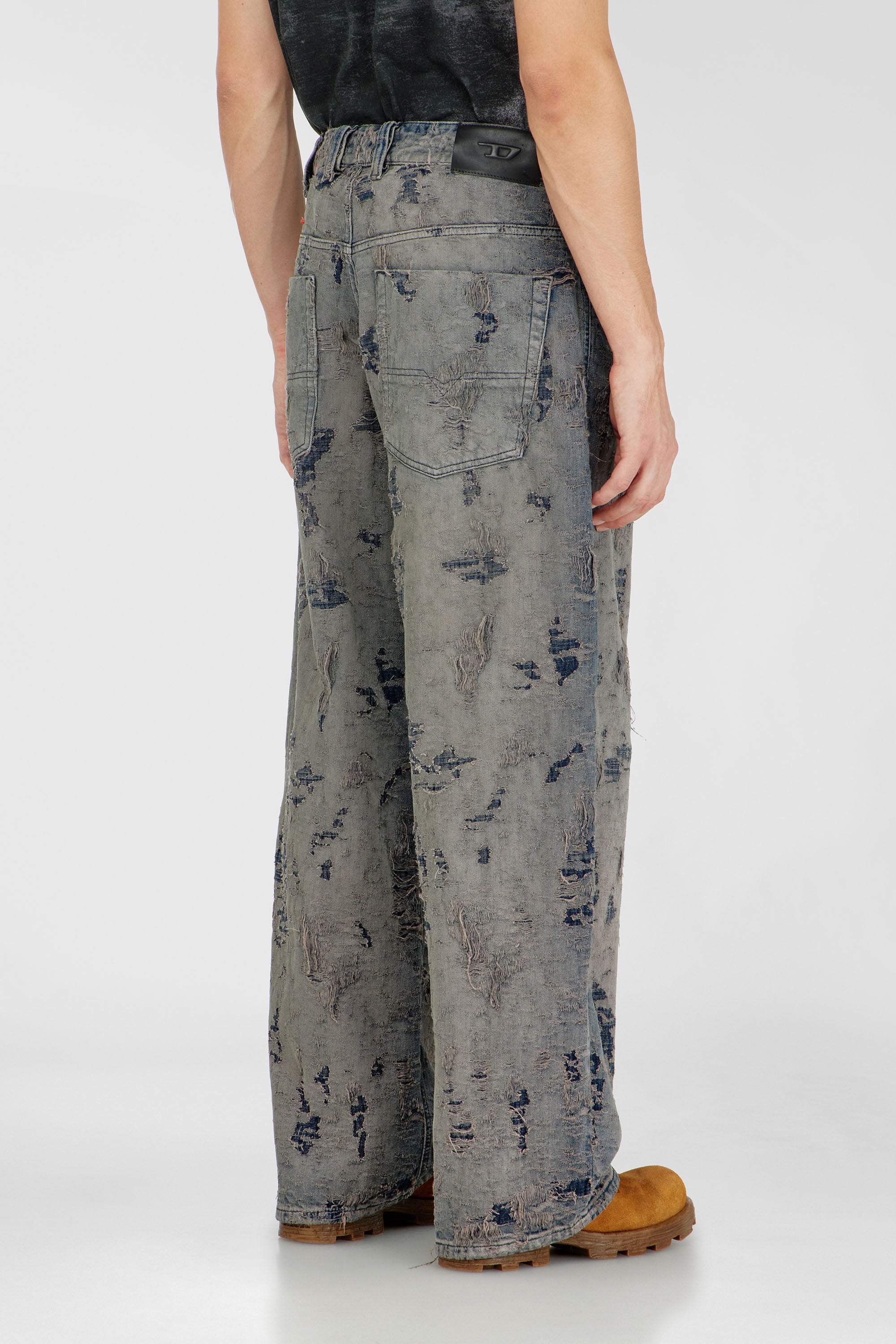 Diesel - Unisex's Relaxed Jeans 1997 D-Enim-M 007EW, ダークブルー - 5