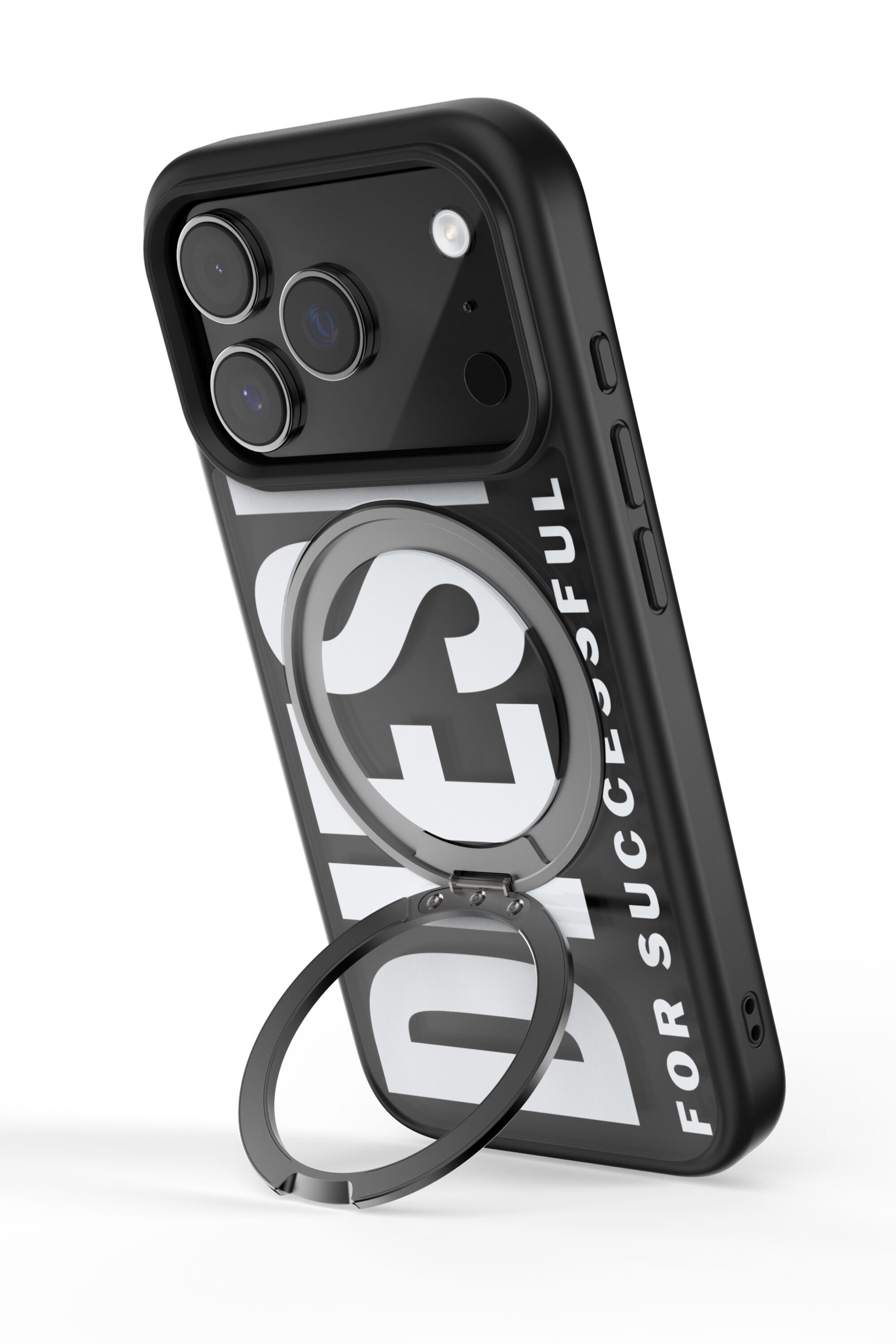 Diesel - 60405 RING STAND CASE, Unisex's IPHONE 17 PRO in ブラック - 5