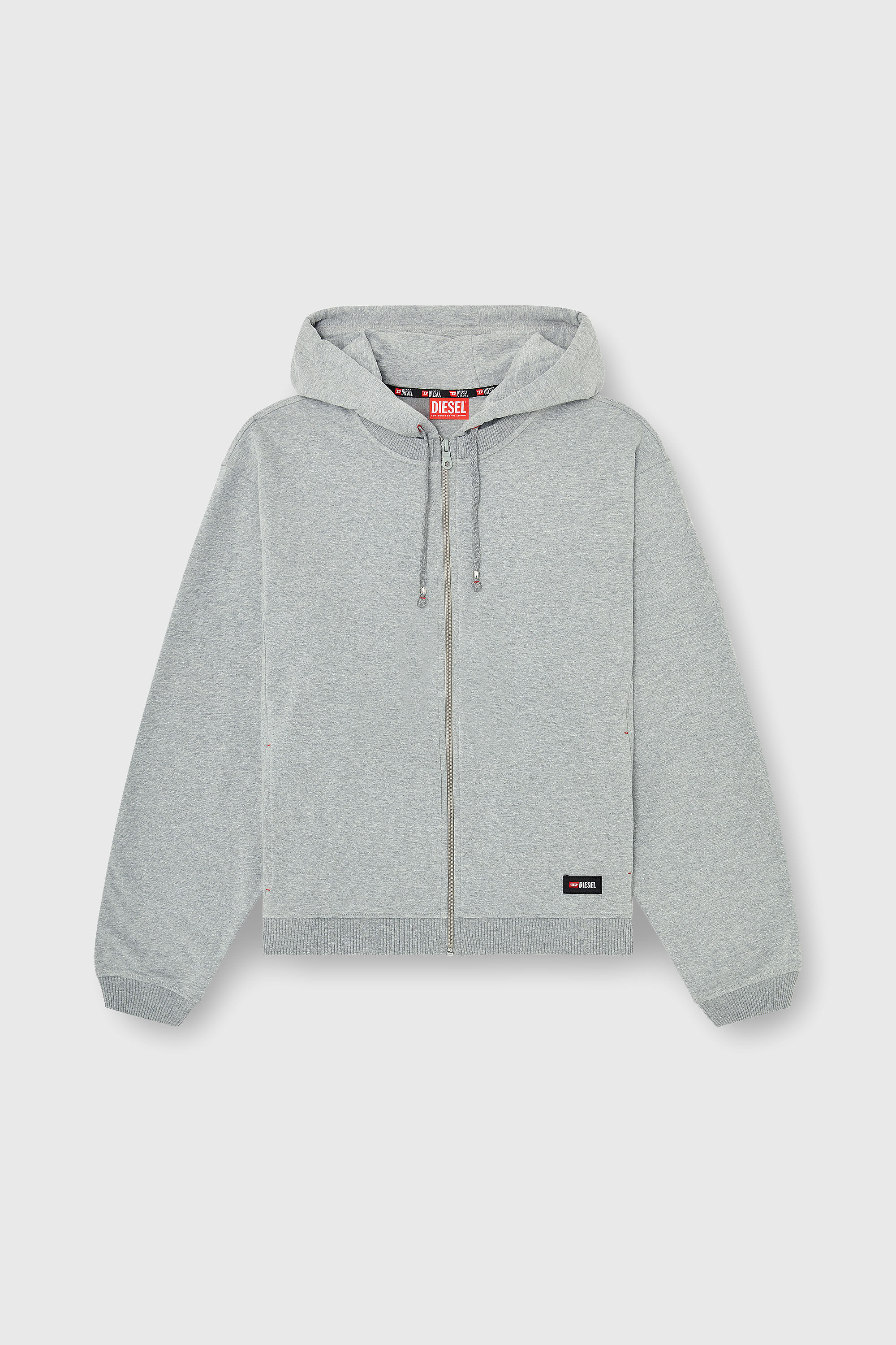 Diesel - JOY-D-CORE, Male's ジップアップパーカー in グレー - 2