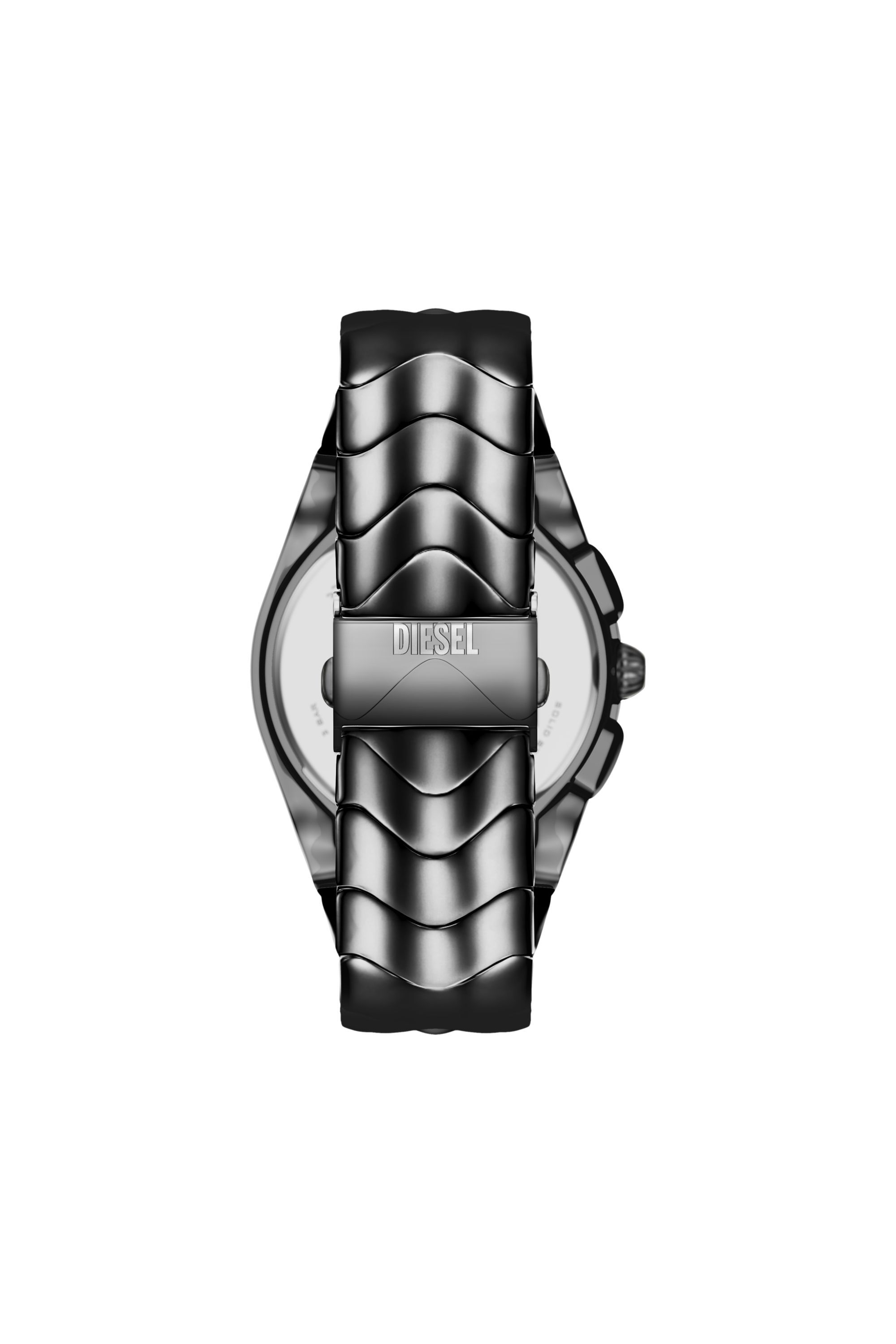 DZ4713 WATCH Mercurial gunmetal stainless steel watch｜ブラック