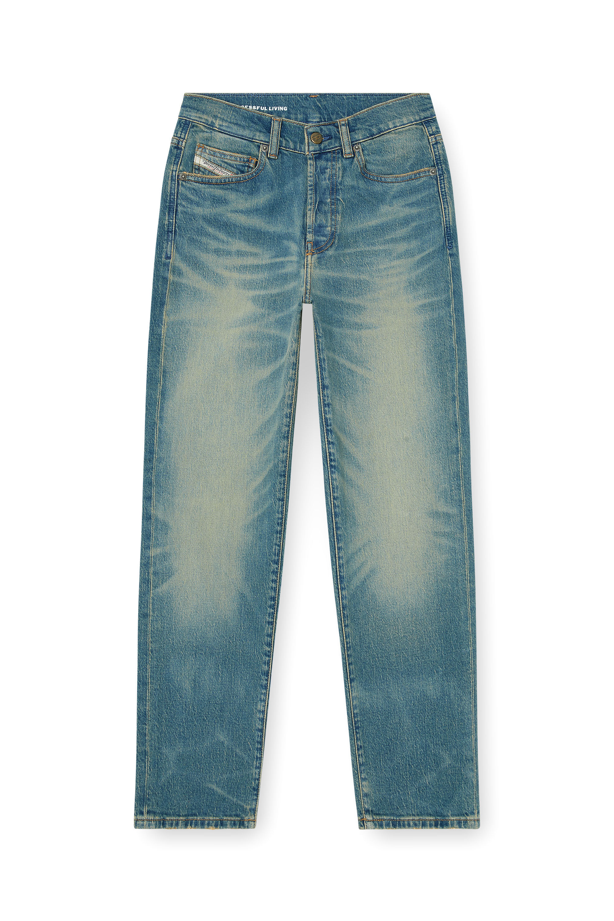 Diesel - Female's Regular Jeans 1981 D-Went 0KBBP, ミディアムブルー - 6