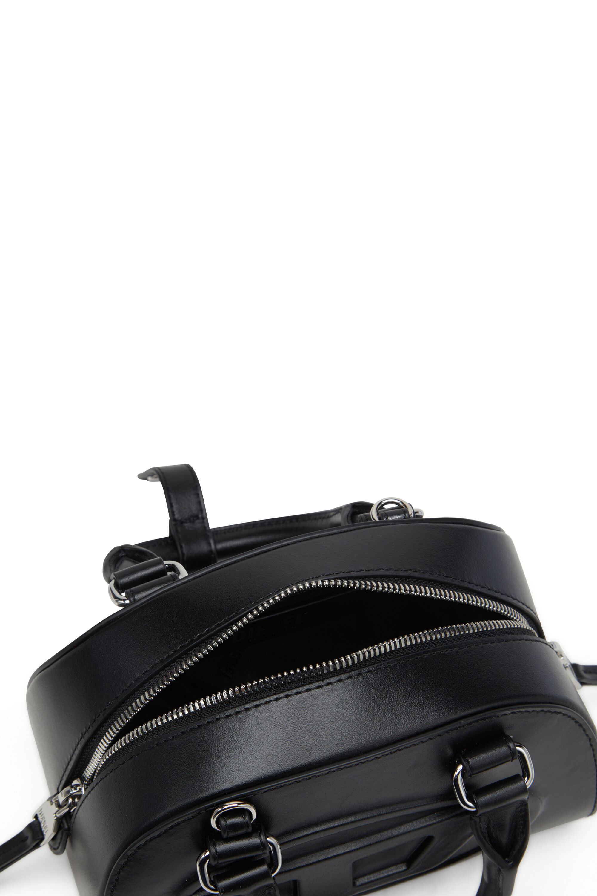 国内直営**DIESEL**1dr ドームクロスボディバッグ 1DR DOME CROSSBODY 1DR Dome-Leather mini bowling bag