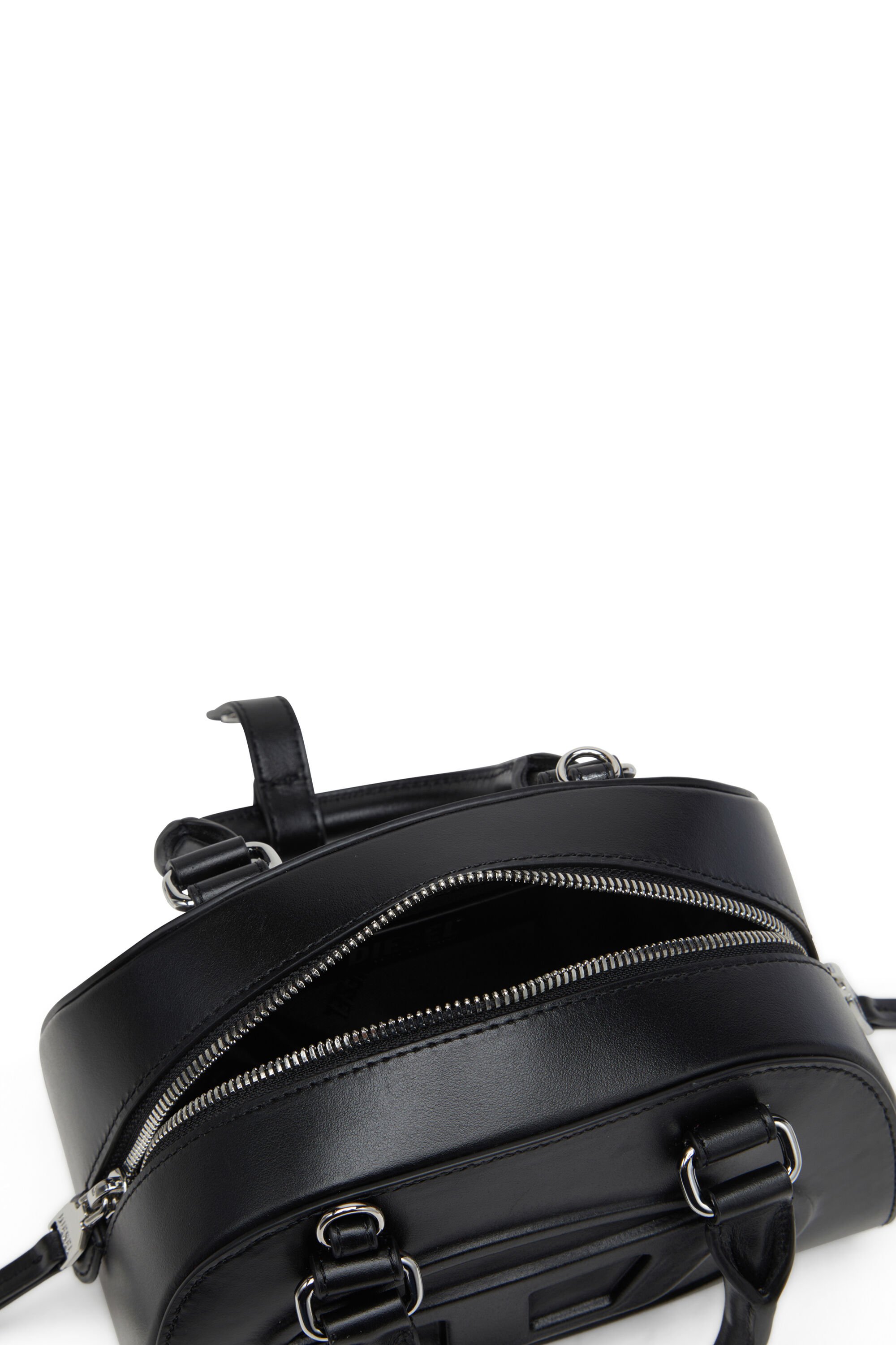 Diesel - 1DR DOME CROSSBODY, Female's Leather mini bowling bag in ブラック - 4