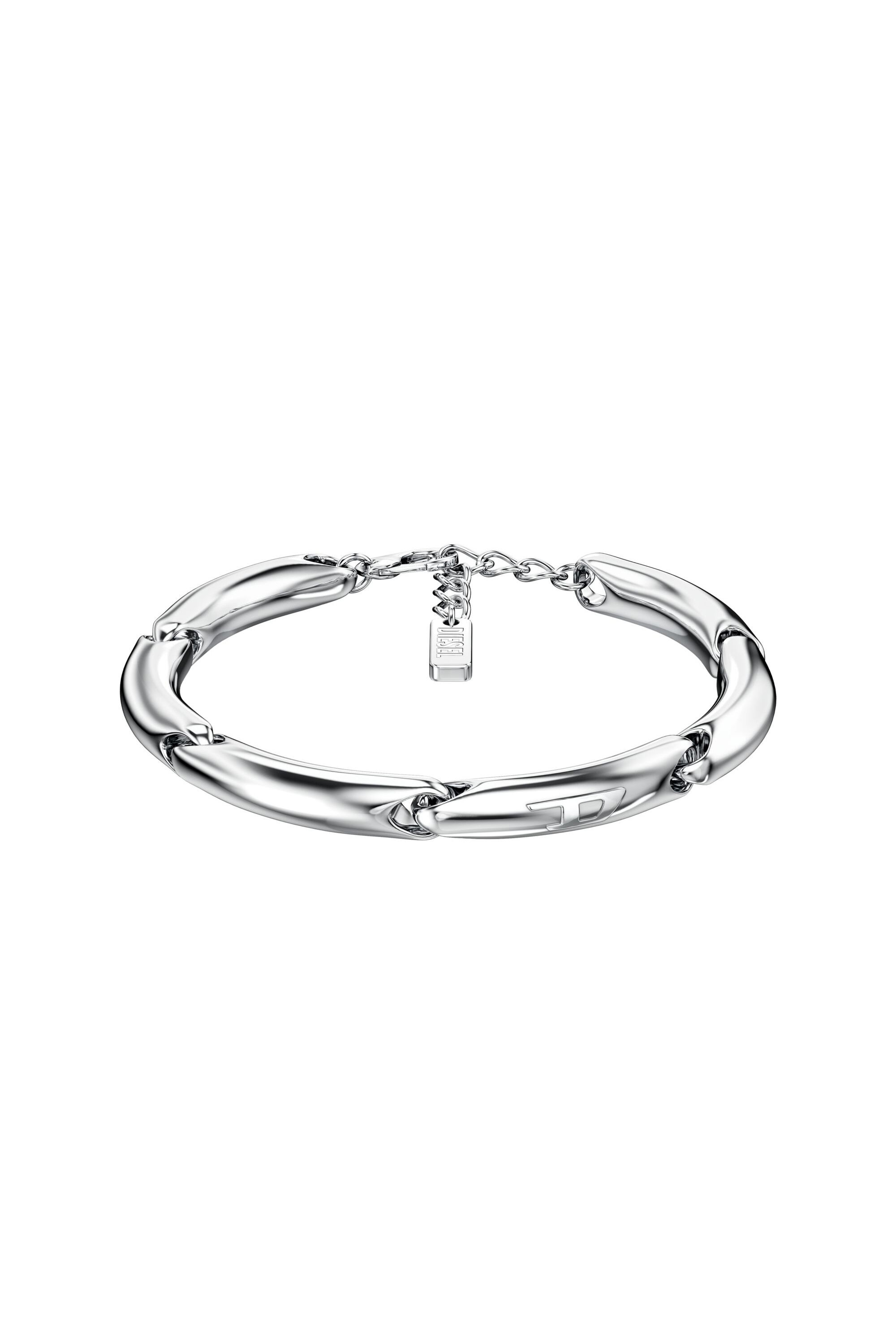 Diesel - DX1696040 JEWELLERY, Unisex's Stainless steel chain bracelet in シルバー - 1