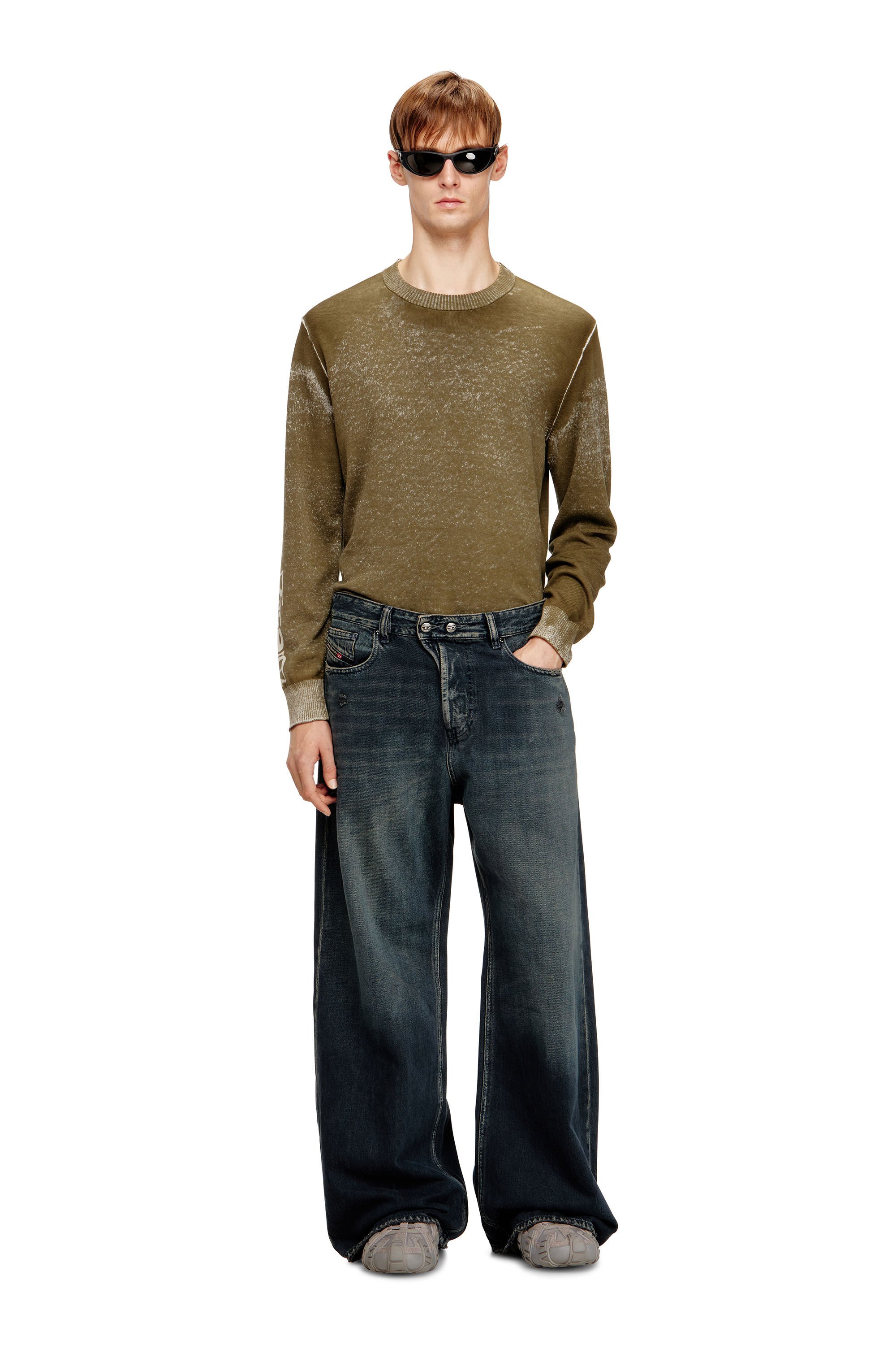 Diesel - Female's Relaxed Jeans 1996 D-Sire 09N67, ダークブルー - 5