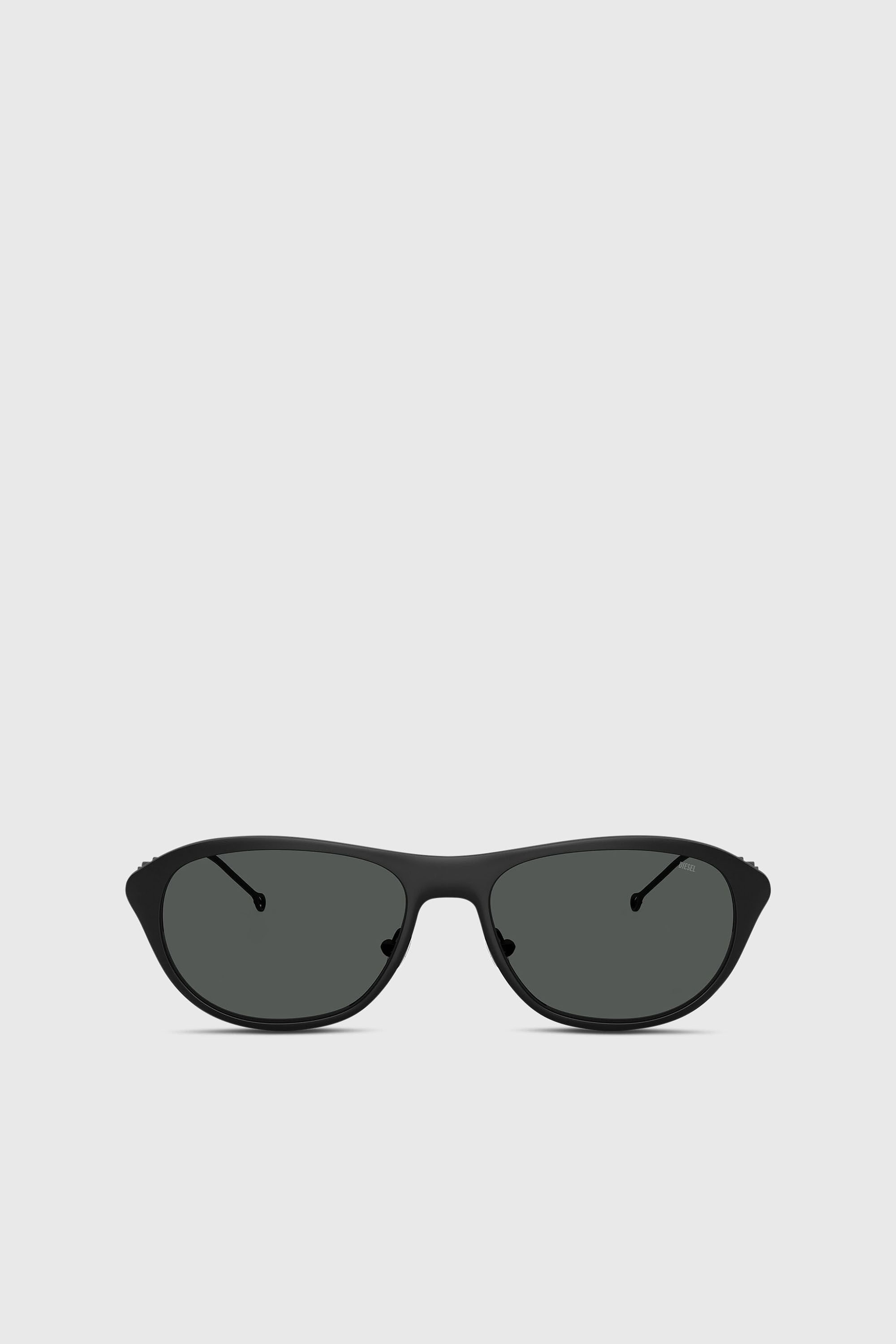 Diesel - 0DL1011, Unisex's Rectangle sunglasses in ブラック/グリーン - 1