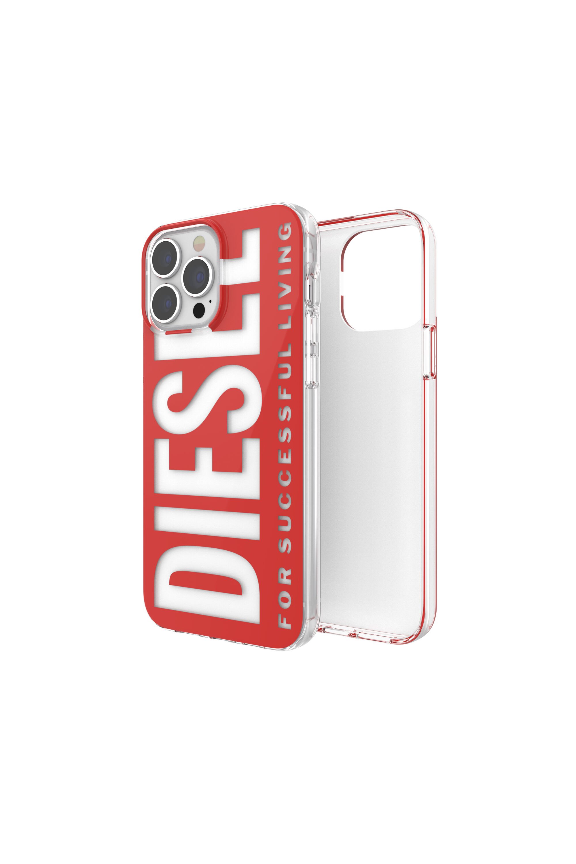 Diesel - 47204 STANDARDASE, Unisex's iPhone 13 Pro　Max　ケース in レッド - 1