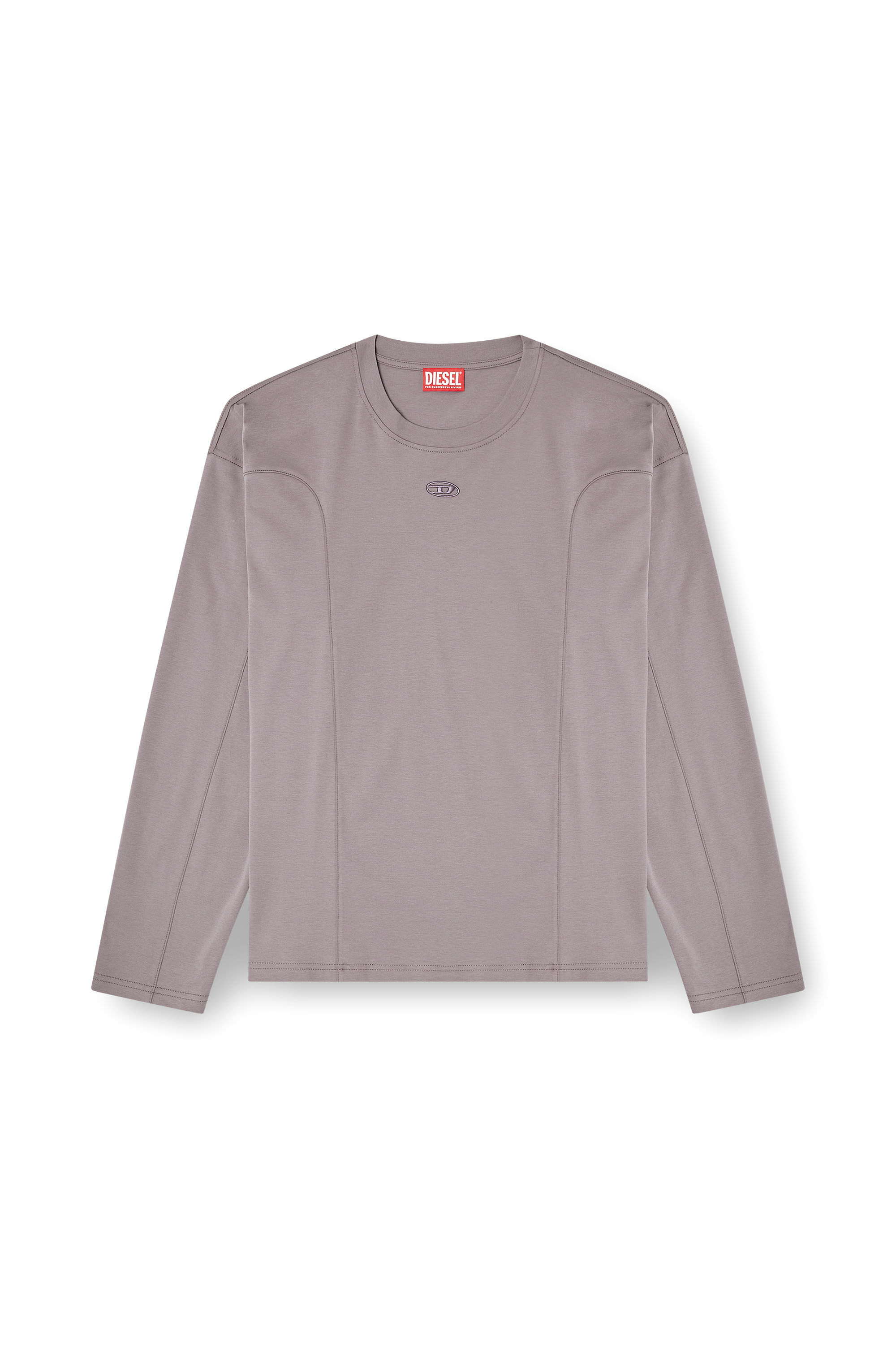 T-BOXT-LS-INT 長袖Tシャツ｜グレー｜メンズ｜DIESEL