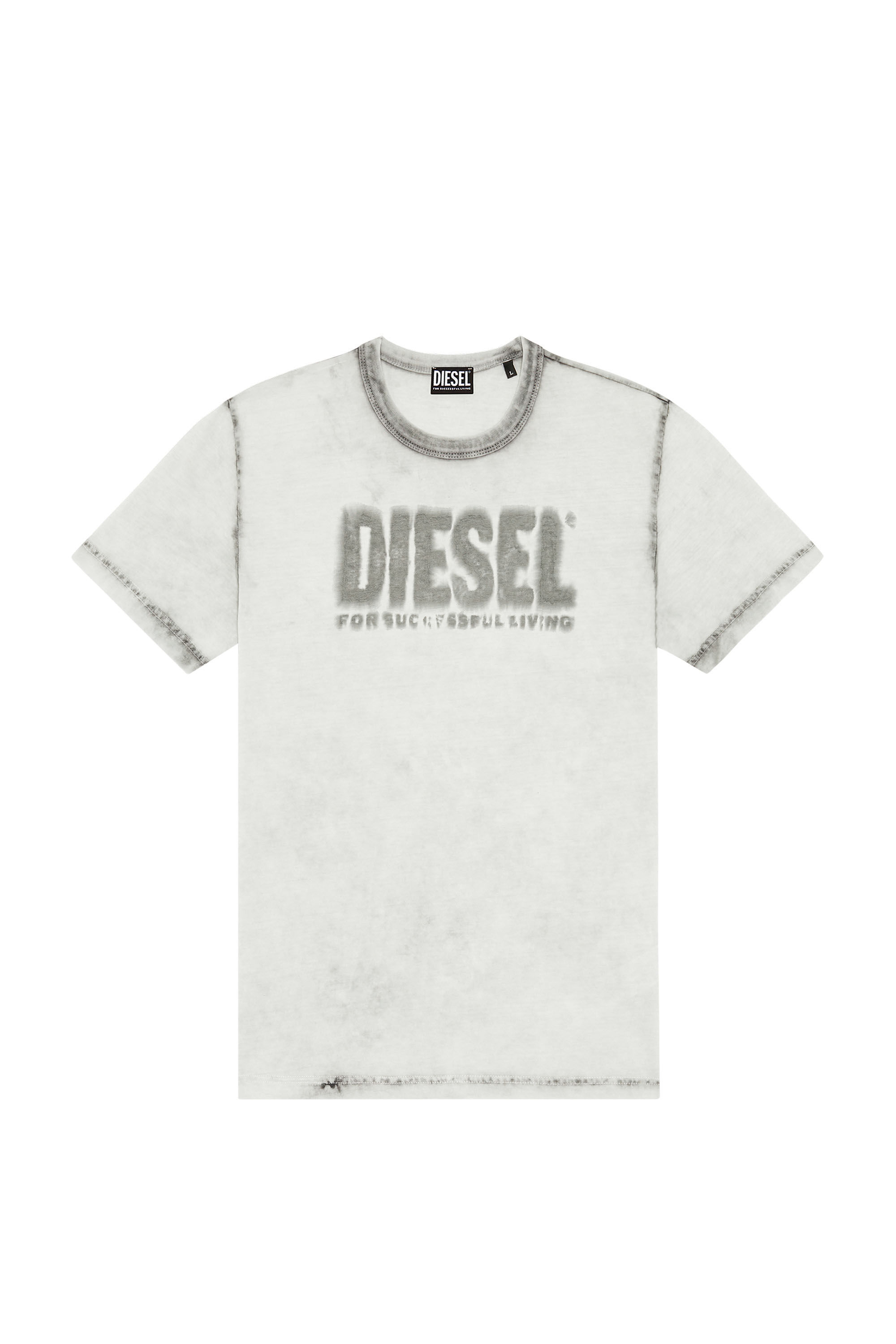 Diesel - T-DIEGOR-E6, Male's ロゴ Tシャツ in ブラック - 2