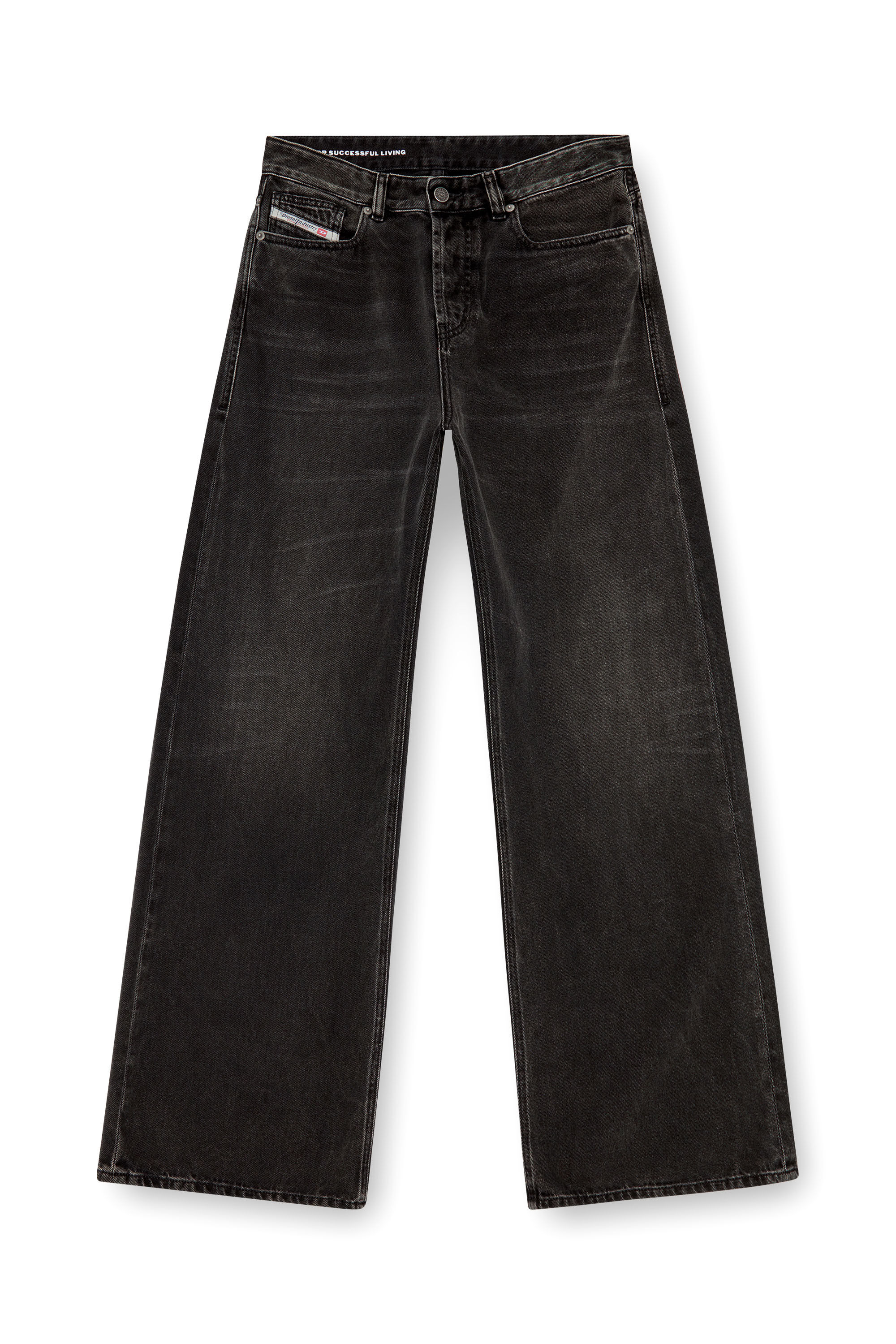 Diesel - Female's Relaxed Jeans 1996 D-Sire 09J96, ブラック/ダークグレー - 2