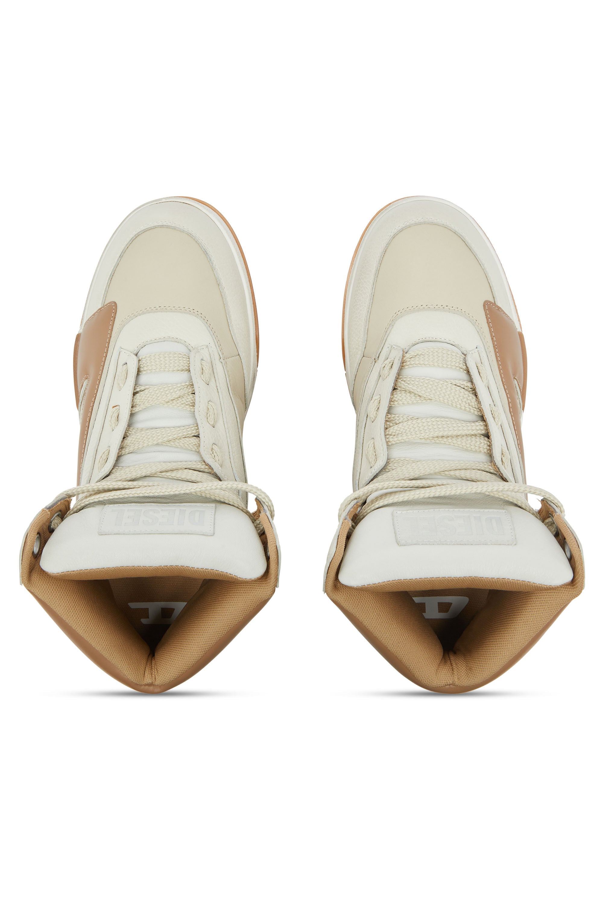 Diesel - S-D-OLLIE MID, Male's ミッドカットスニーカー in ベージュ - 5