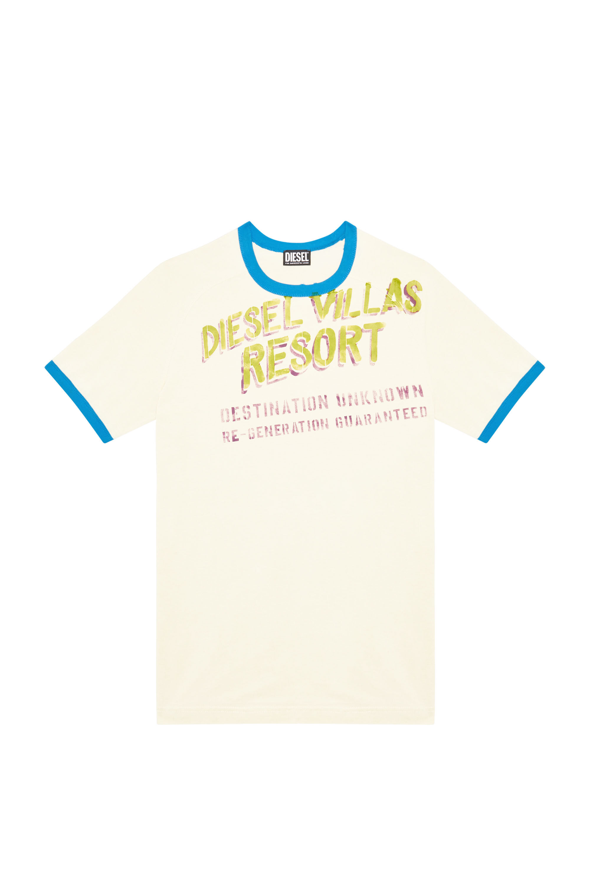 Diesel - T-DIELAN, Male's Tシャツ スリムフィット in ホワイト - 2