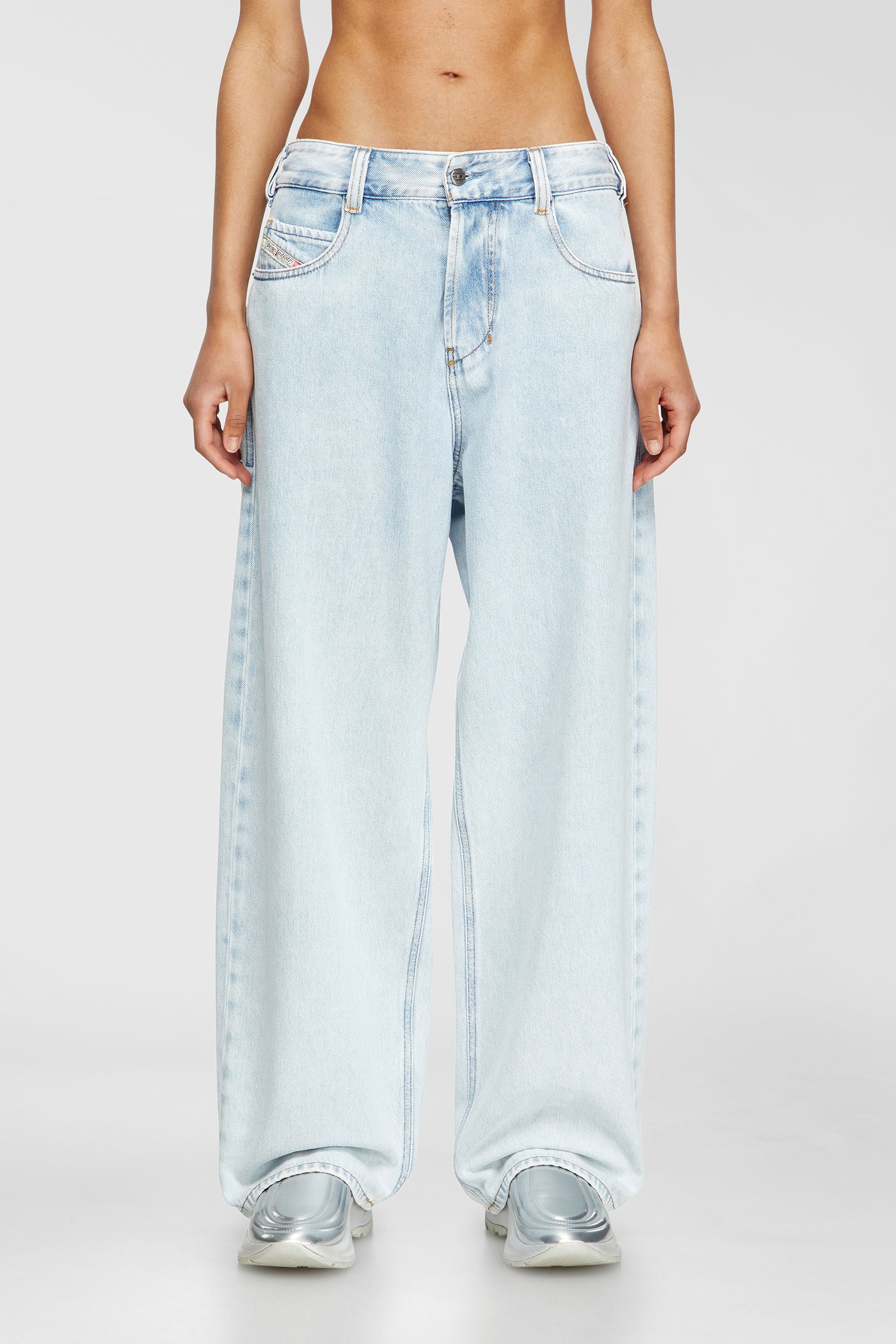 Diesel - Unisex's Relaxed Jeans 1997 D-Enim-M 09M74, ライトブルー - 4