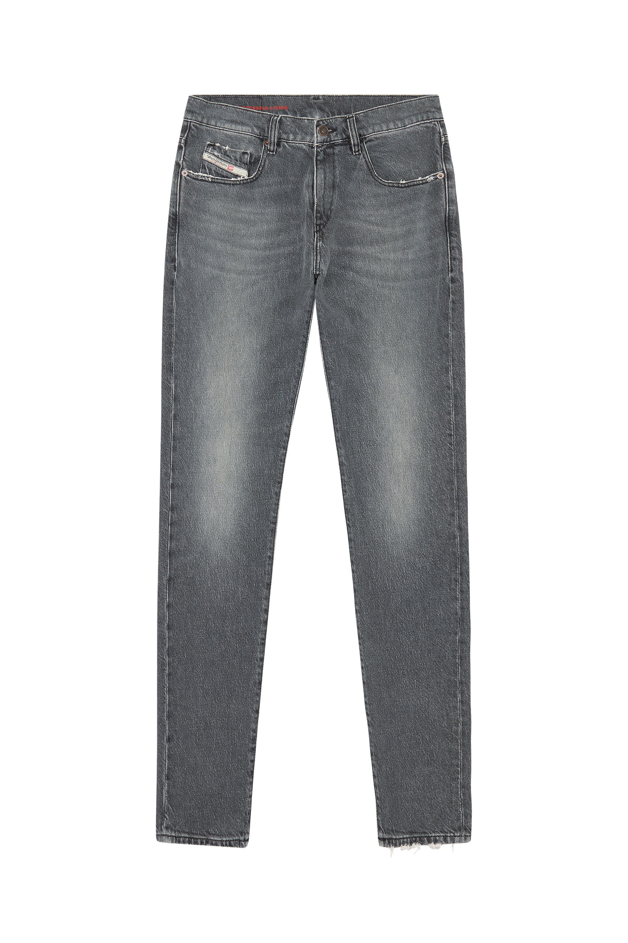 Diesel - Slim Jeans 2019 D-Strukt 09E75, ブラック/ダークグレー - Image 2