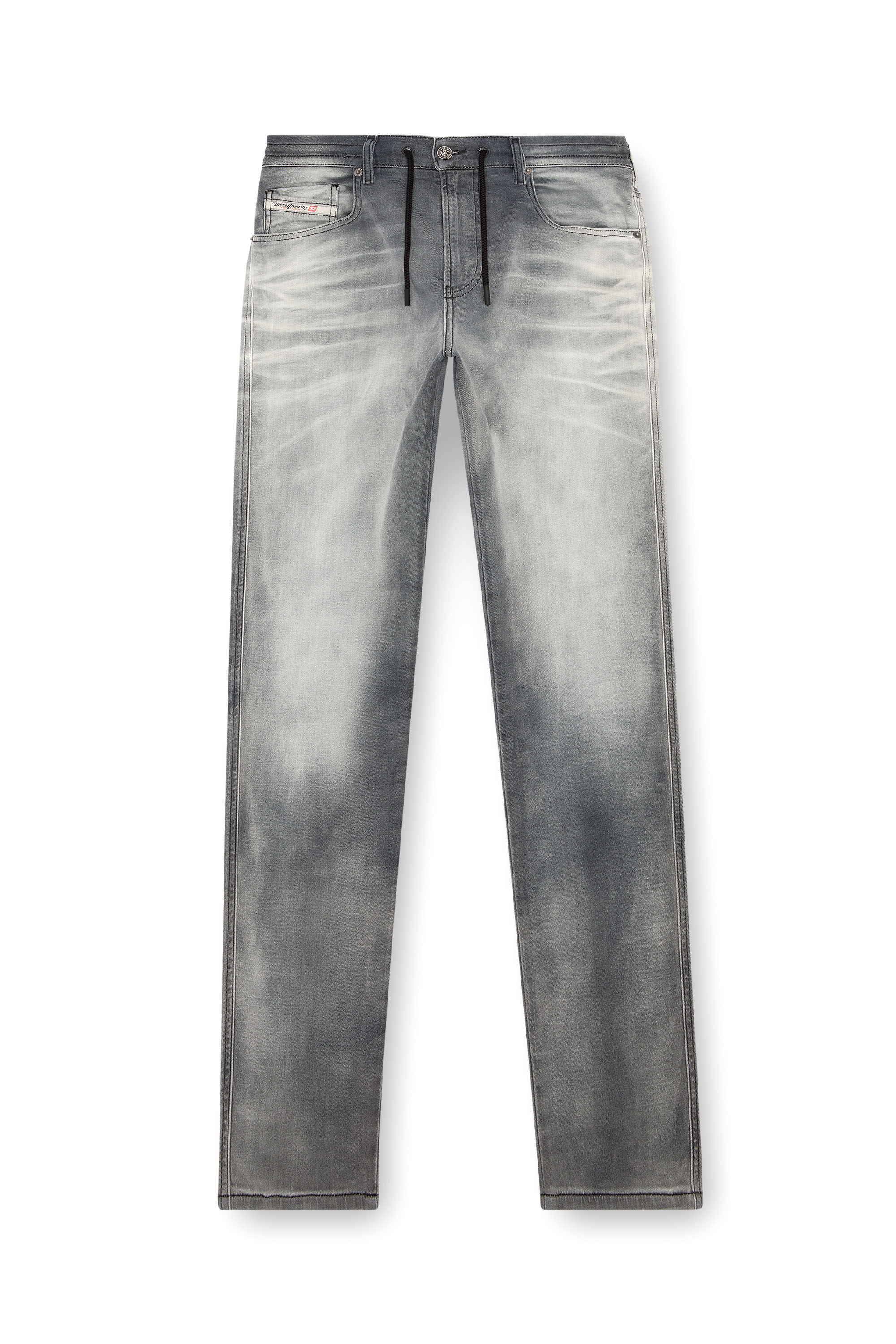 Diesel - Male's Slim 2060 D-Strukt Joggjeans® 068LR, ダークグレー - 2