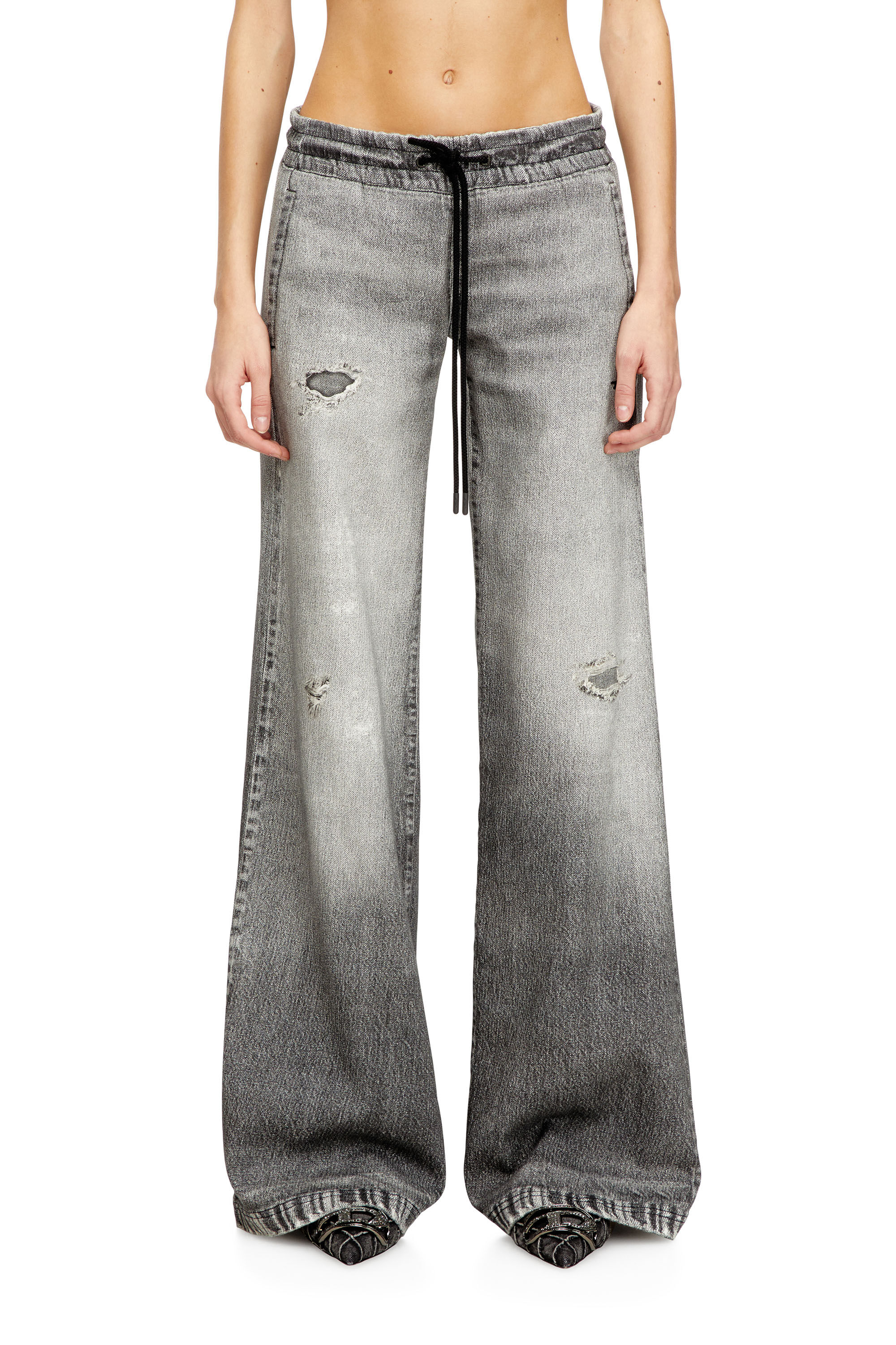 Diesel - Female's Relaxed 2078 D-Ainty Joggjeans&reg; 068US, グレー - 2