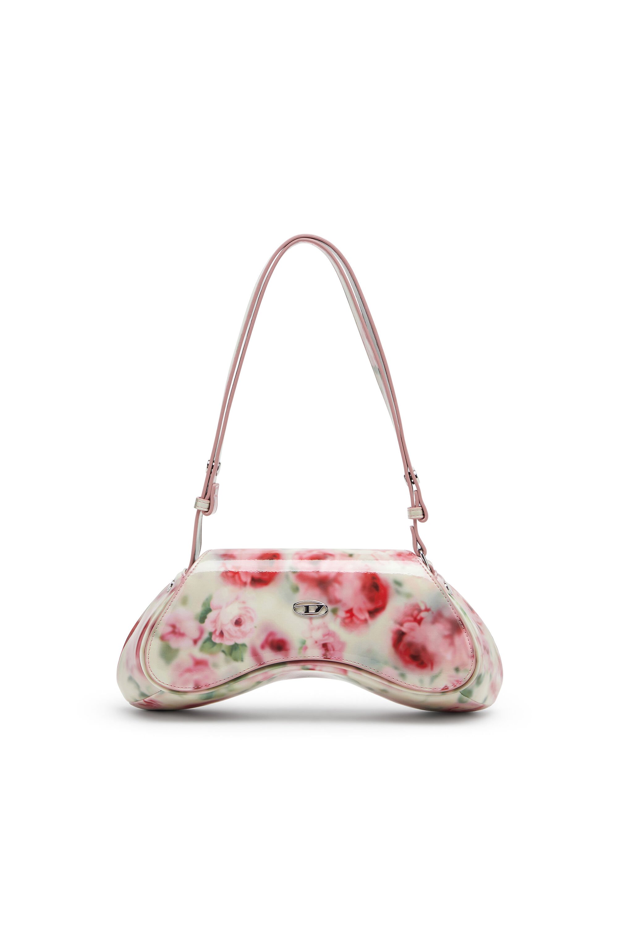 Diesel - PLAY CROSSBODY, Female's クロスボディバッグ in ホワイト/ピンク - 1