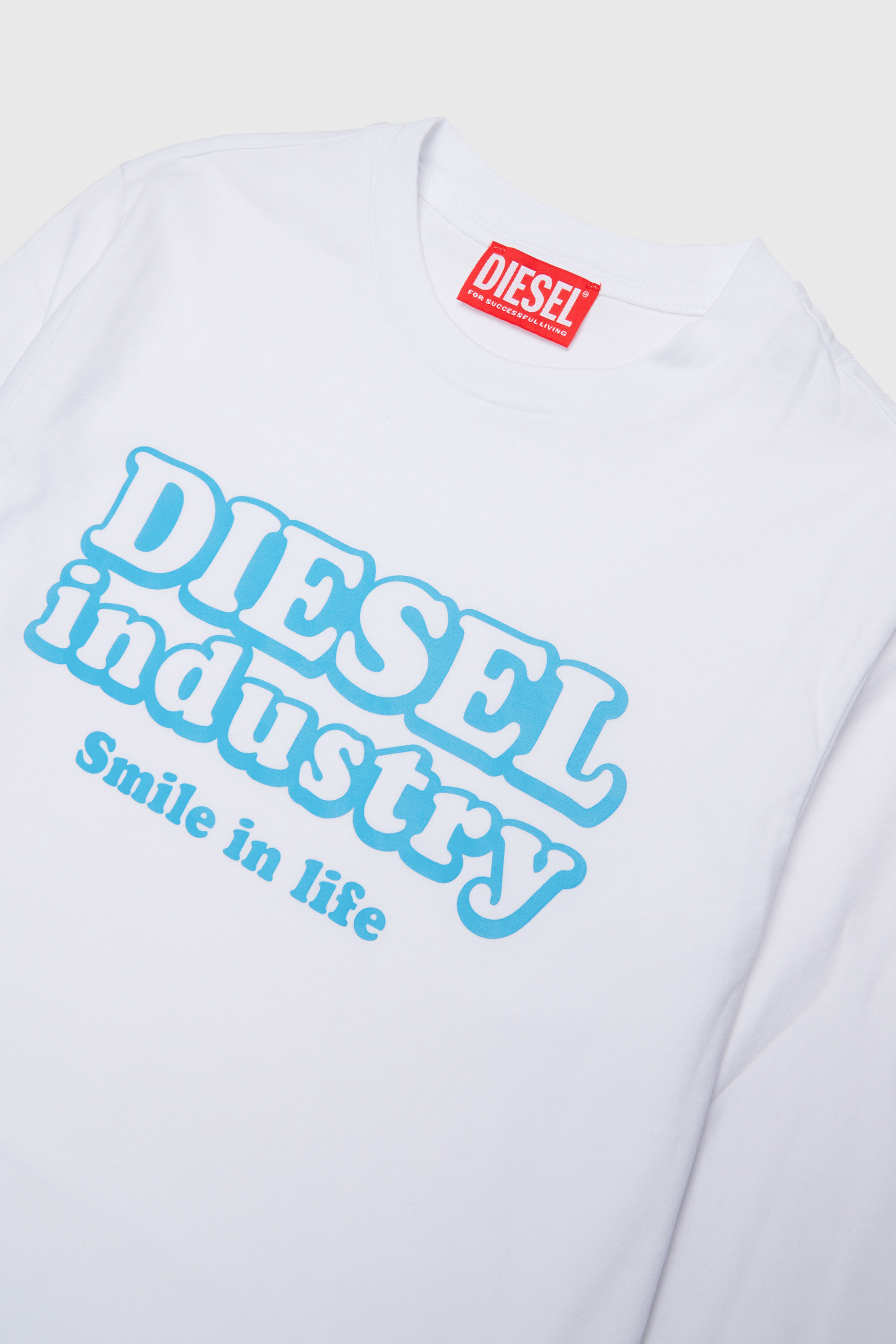 Diesel - TLODIMLS OVER, Male's Tシャツ in ホワイト - 3