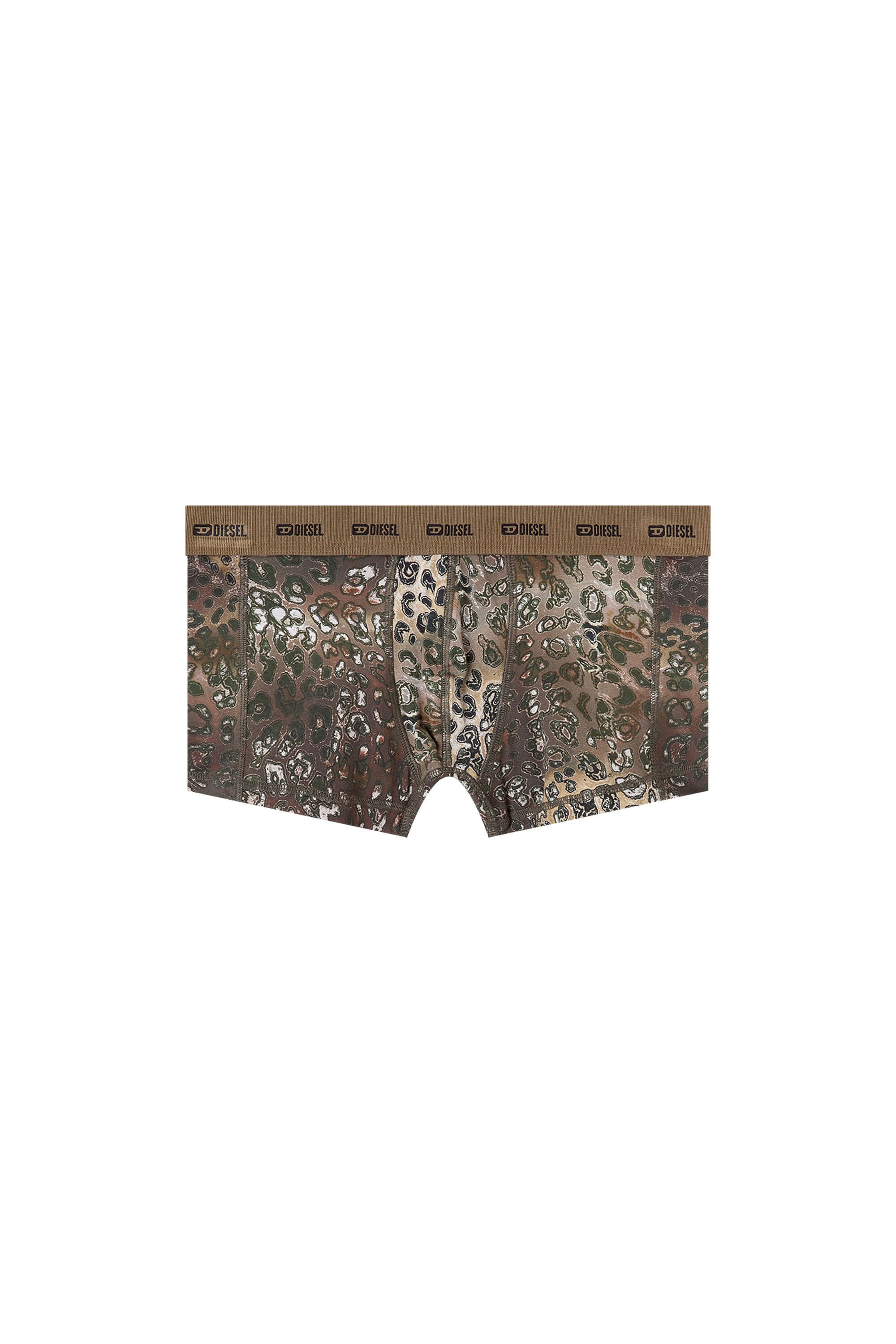 Diesel - DAMIEN-UTLT, Male's Cotton boxers with all-over animalier print in ライトブラウン - 2