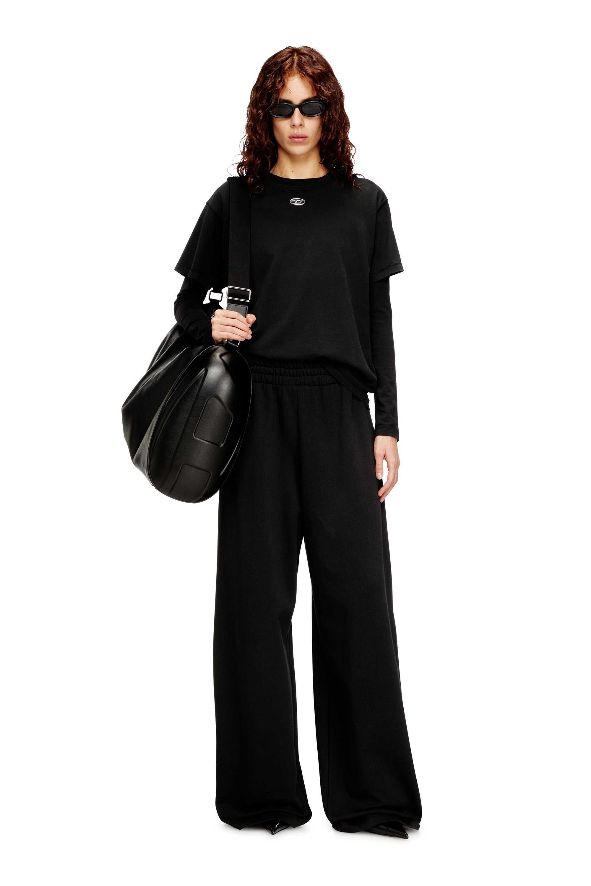 Diesel - P-ZENIA-OD, Female's スウェットパンツ in ブラック - 1