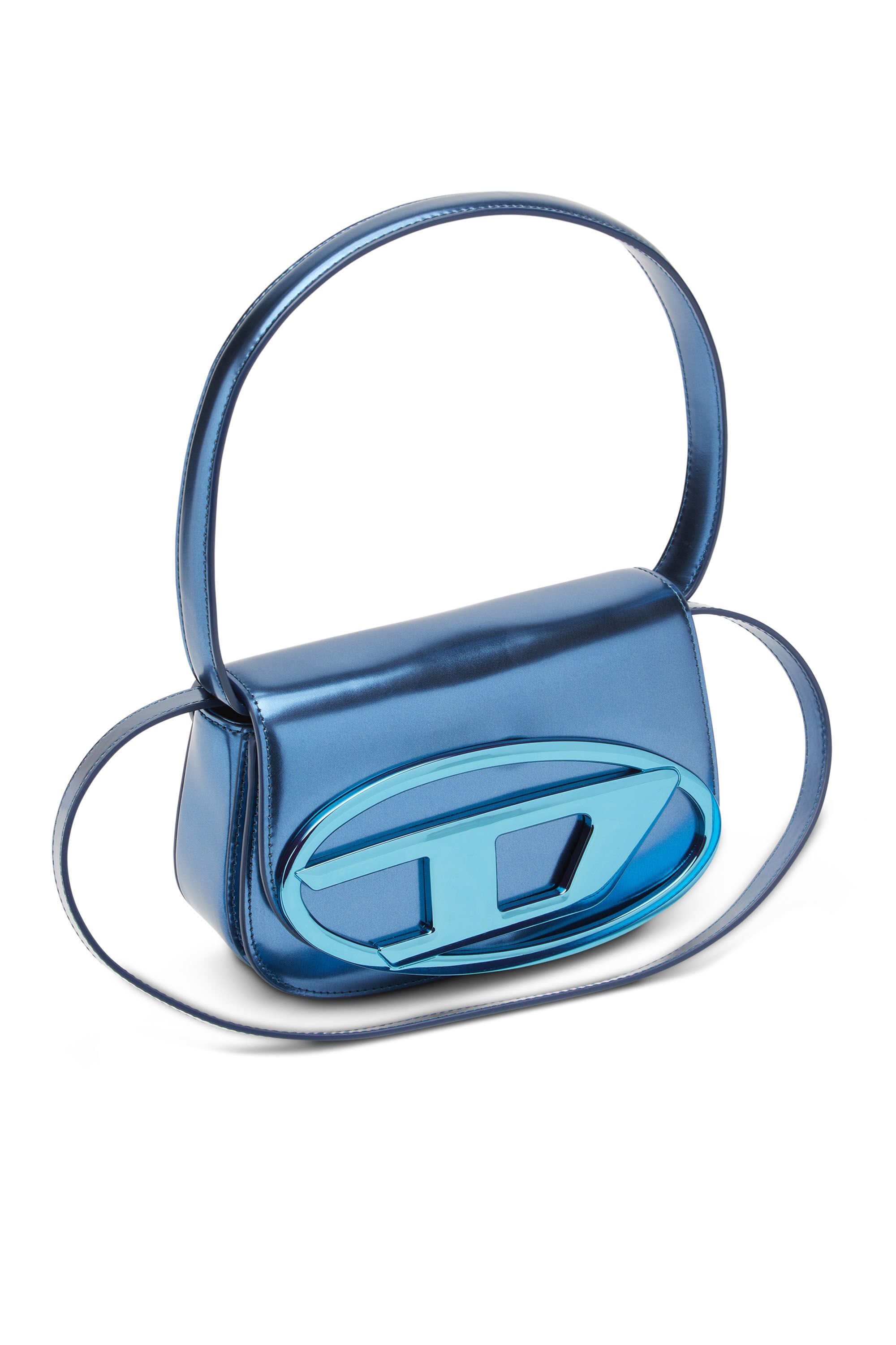 Diesel - 1DR, Female's カウレザーショルダーバッグ in ブルー - 6