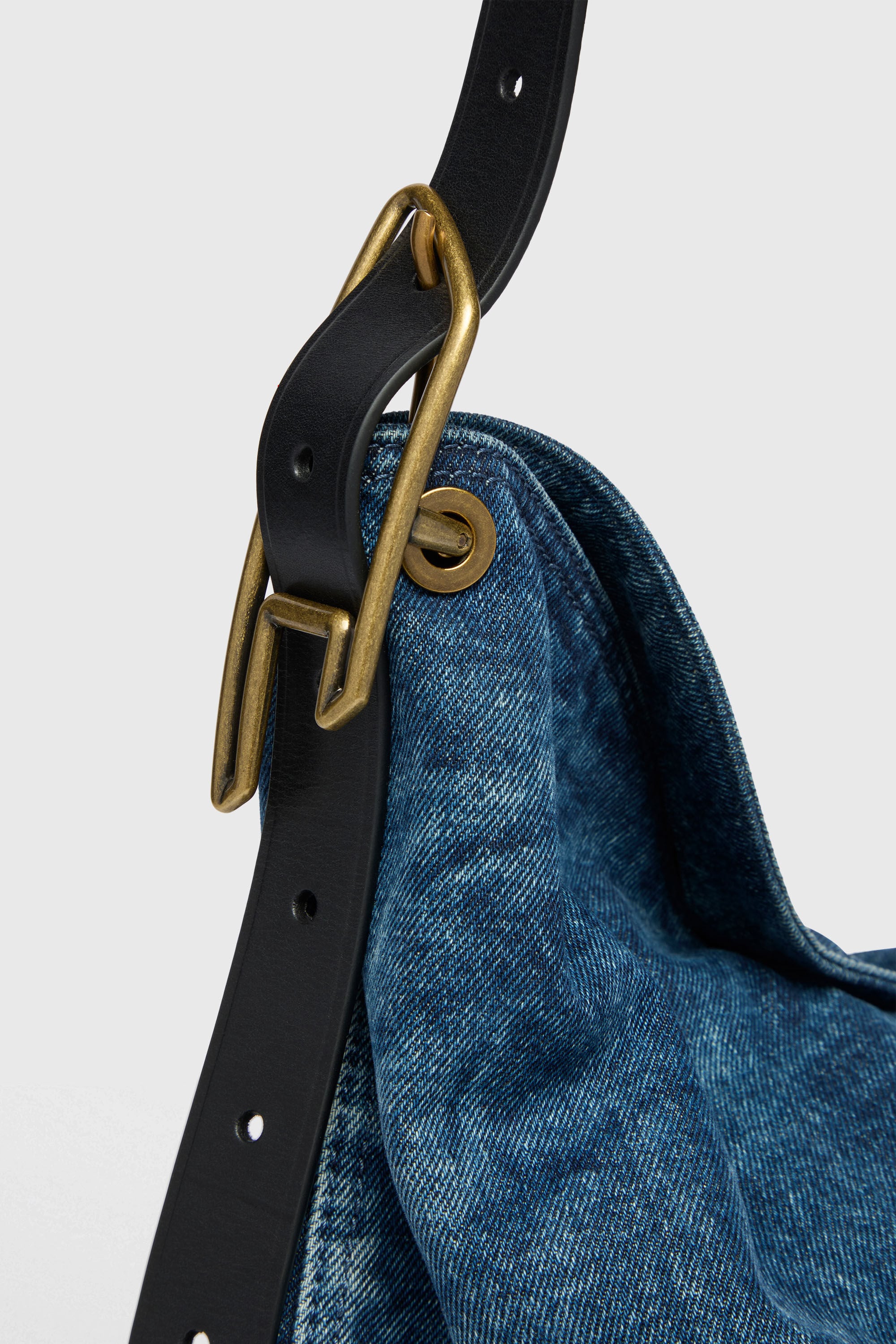 Diesel - D-LINE HOBO L, Female's ホーボーバッグ in ミディアムブルー - 5