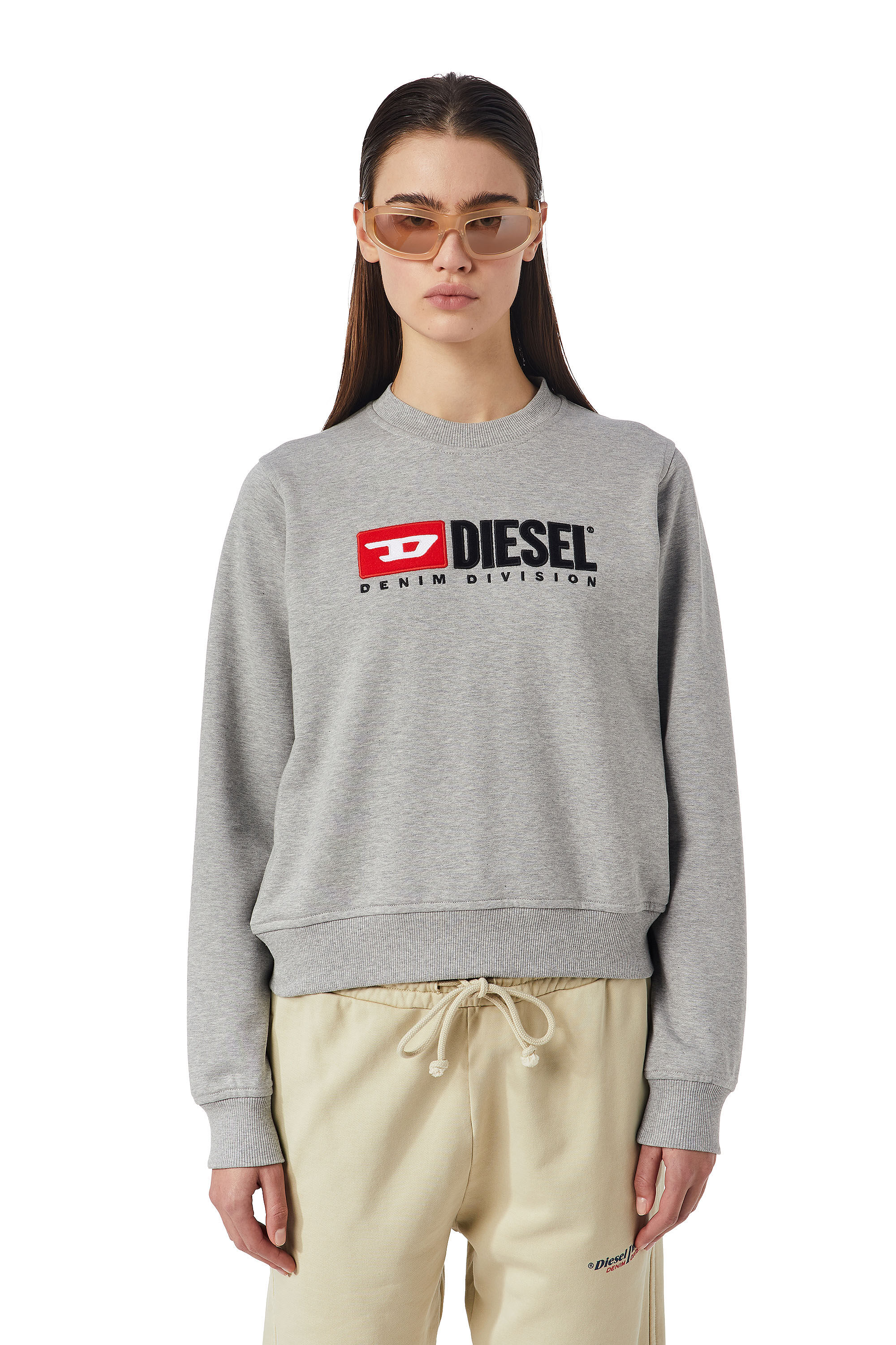 Diesel - F-REGGY-DIV, Female's Denim Division sweatshirt in グレー - 3