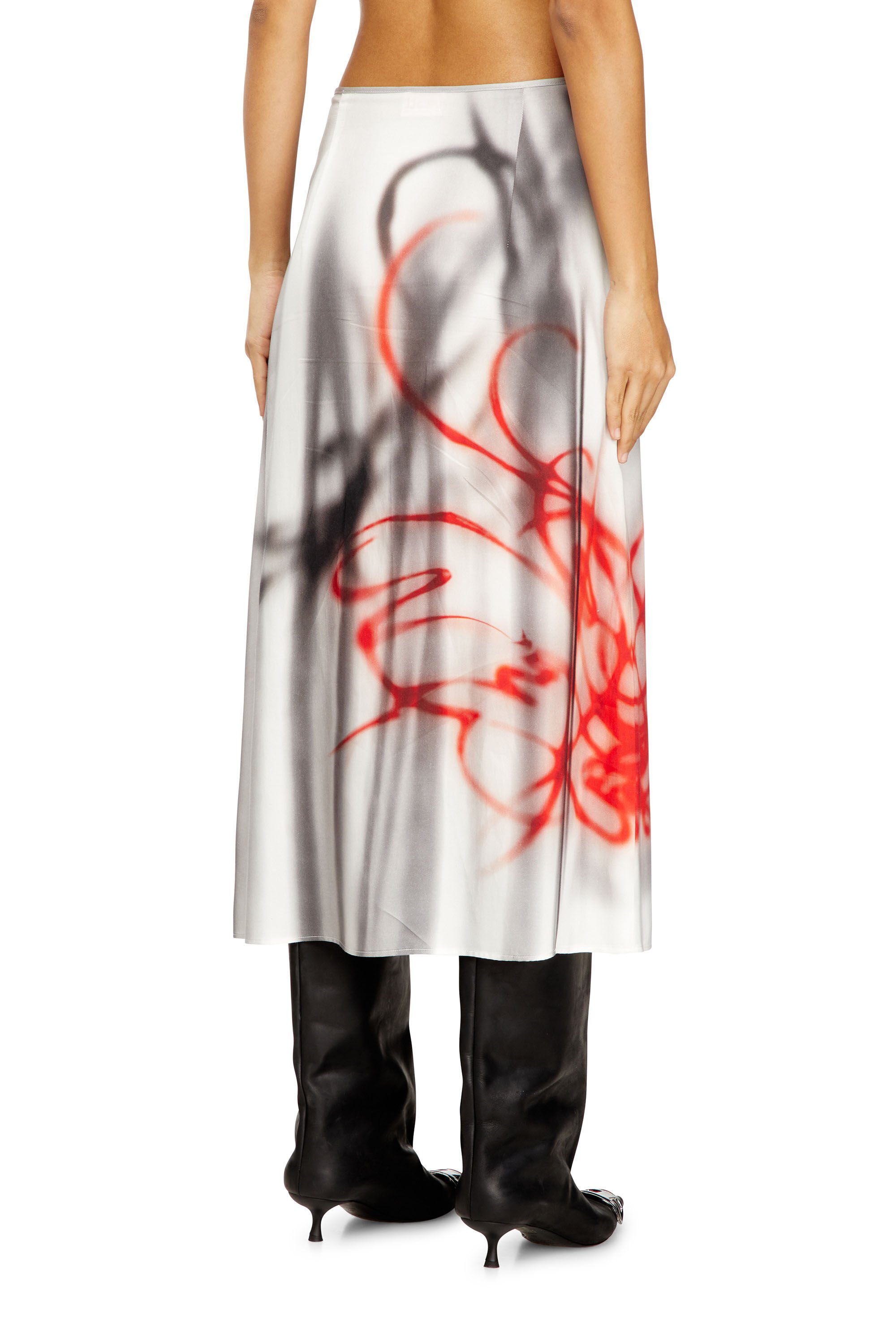 Diesel - O-RCHID-S1, Female's スカート in グレー - 4