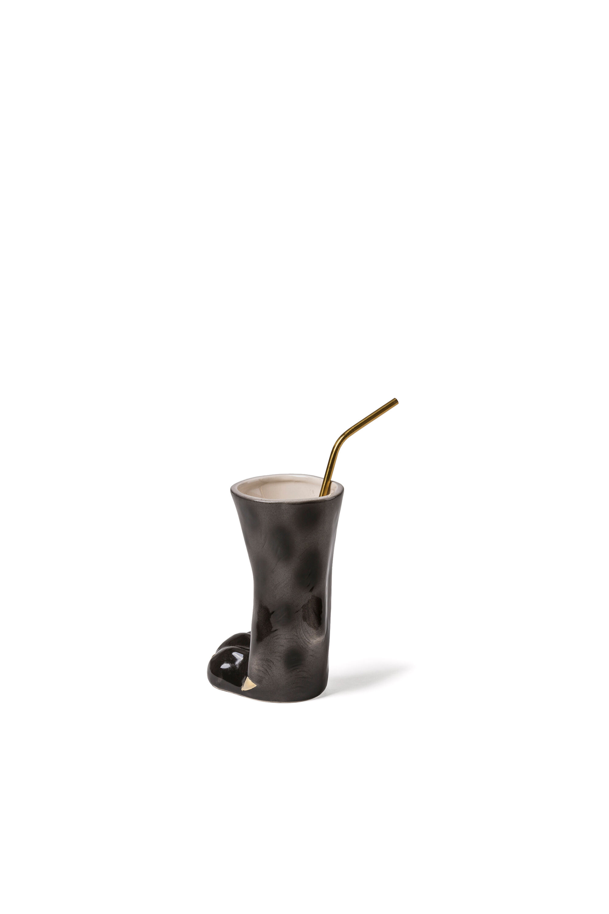 Diesel - 11081 Party Animal, Unisex's Leopard Dolomite Vase/Glass in ブラウン - 4