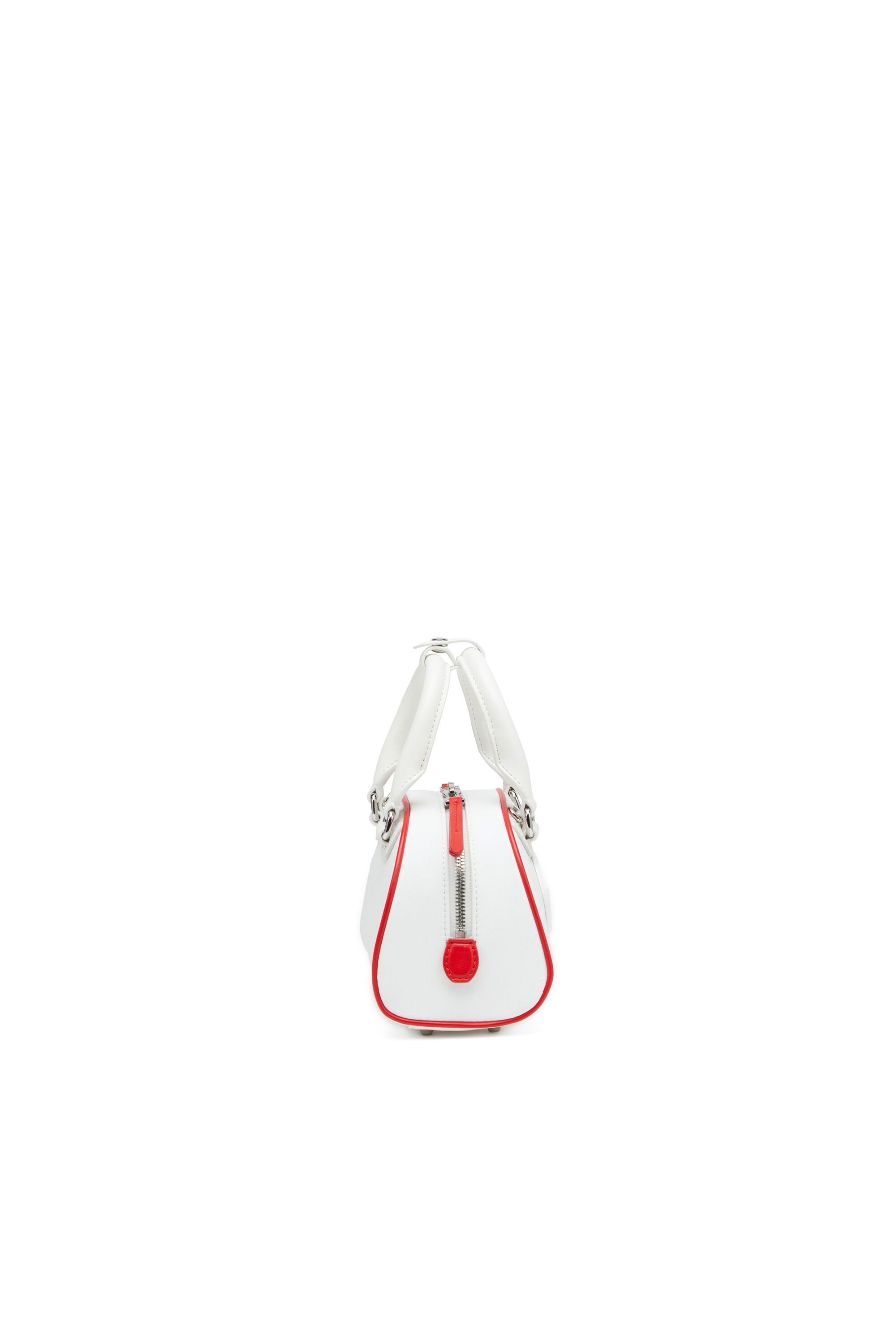Diesel - 1DR DOME CROSSBODY, Female's Colour-block mini bowling bag in ホワイト - 4