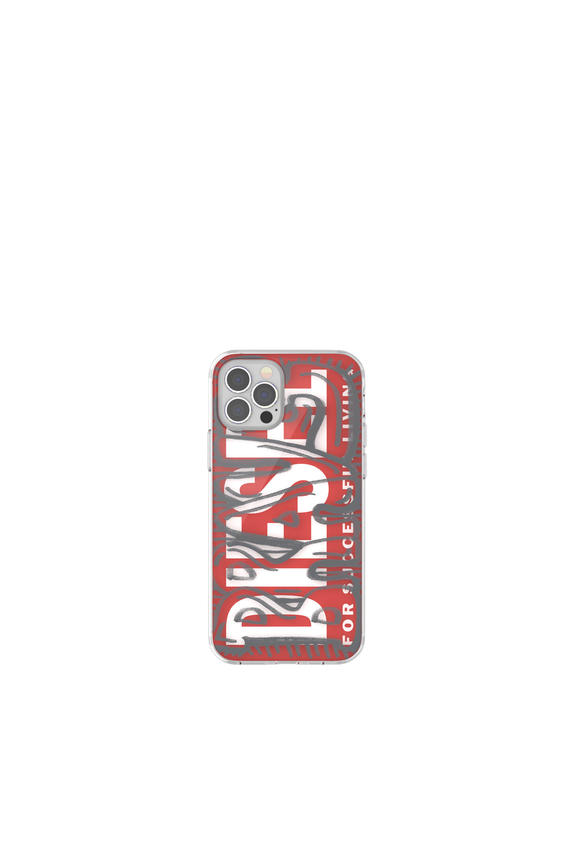 Diesel - 42567 STANDARD CASE, Unisex's Ultra-light TPU Case for iPhone 12/12 Pro in レッド - 2
