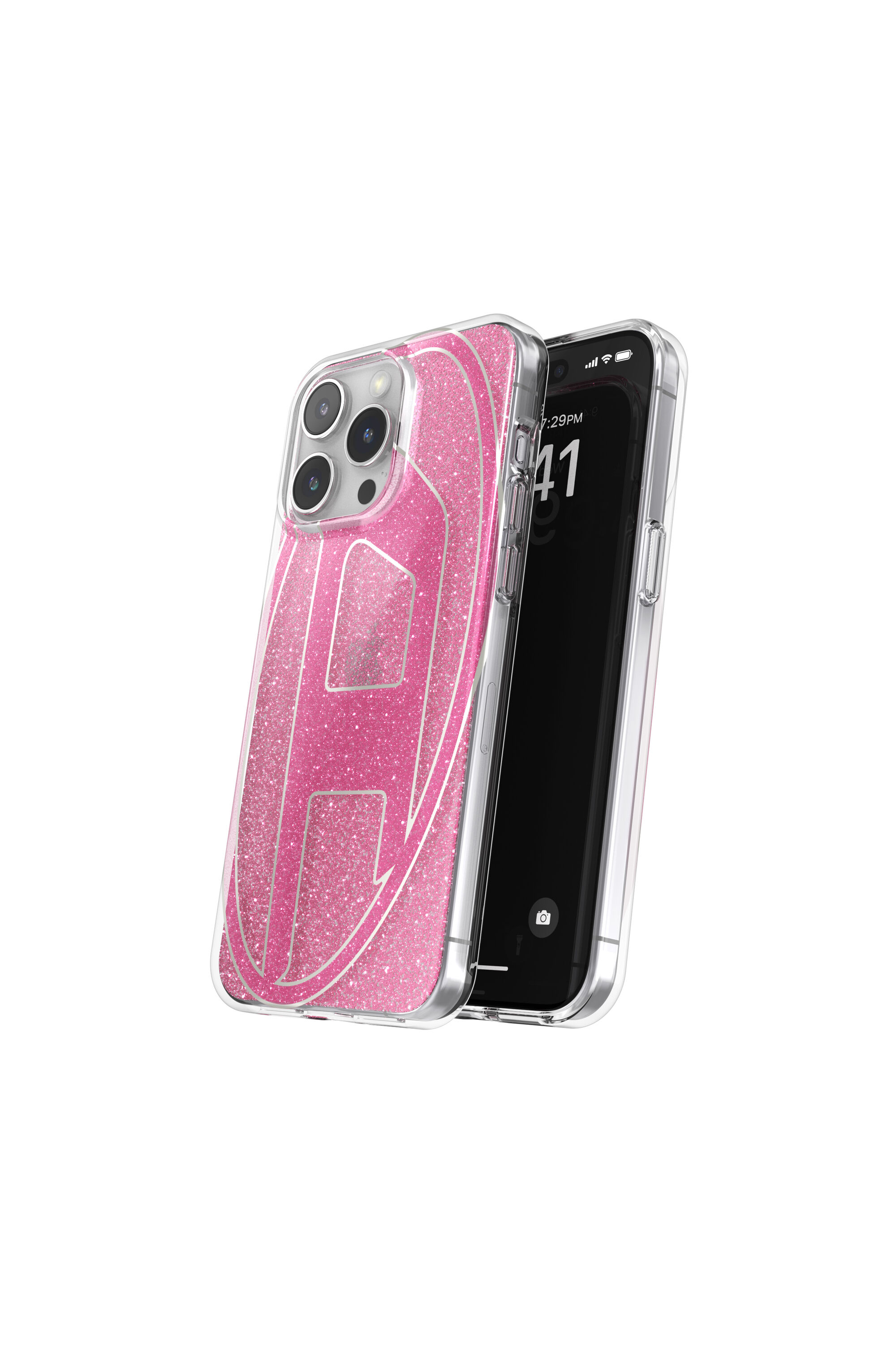 Diesel - 60037 AOP CASE, Unisex's iPhone 15 Pro Max in ピンク / ホワイト - 3