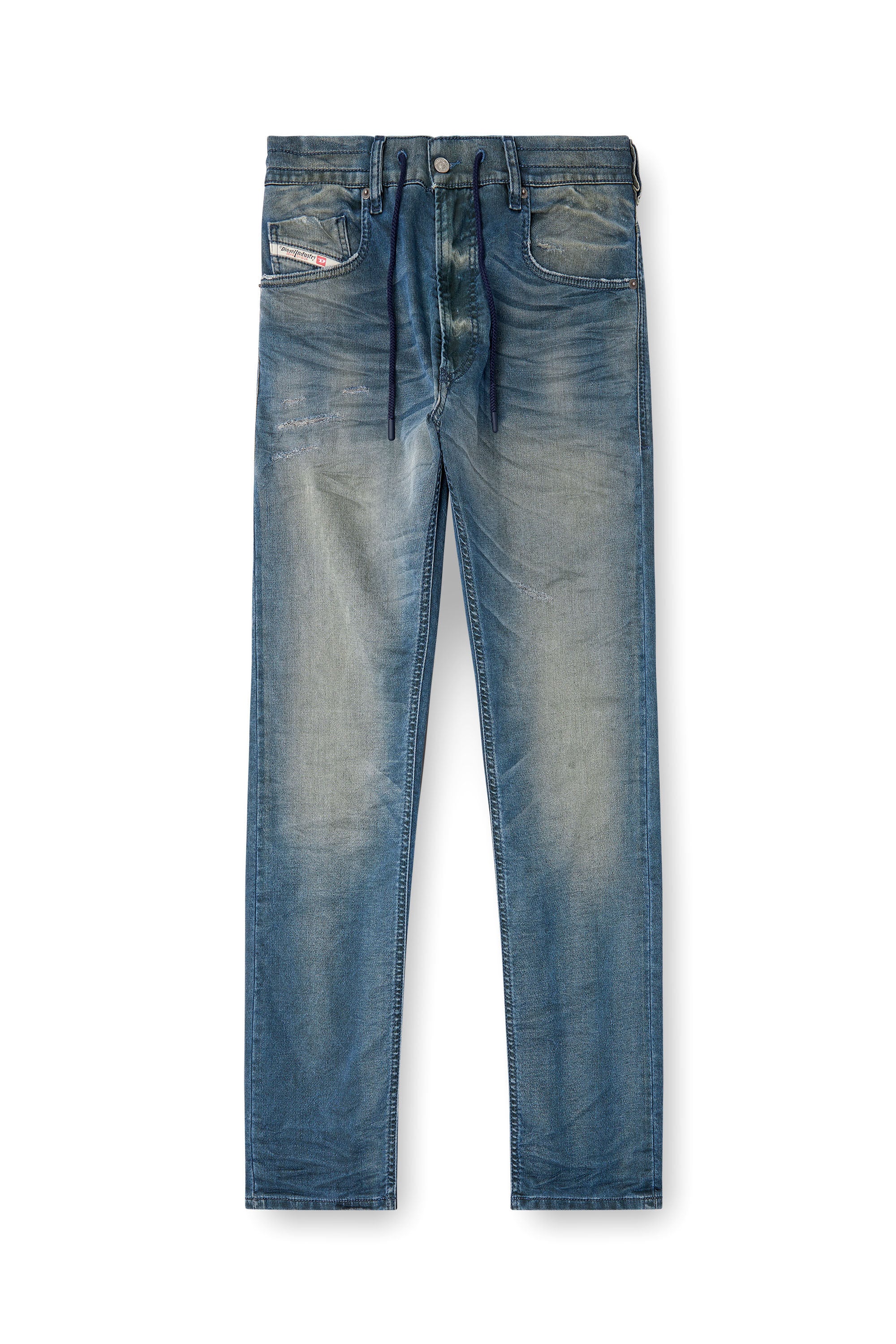 DIESEL 未使用美品 ダークブルー系レアモデルジョグジーンズ Krooley レギュラー ミドルウエスト 2032 D-Krooley Joggjeans® | ダークブルー