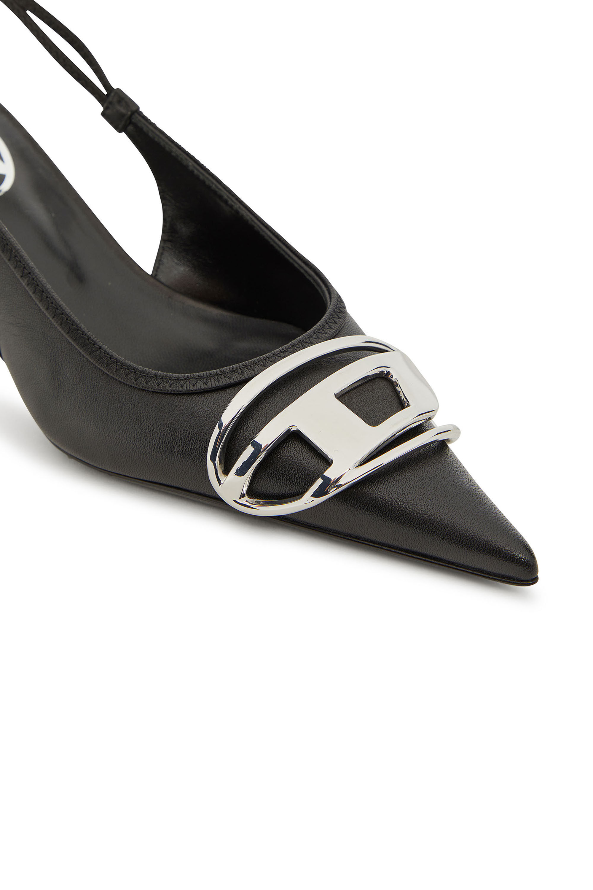 Diesel - D-VENUS SB 40, Female's D-Venus-Slingback pumps in nappa leather in ブラック - 4