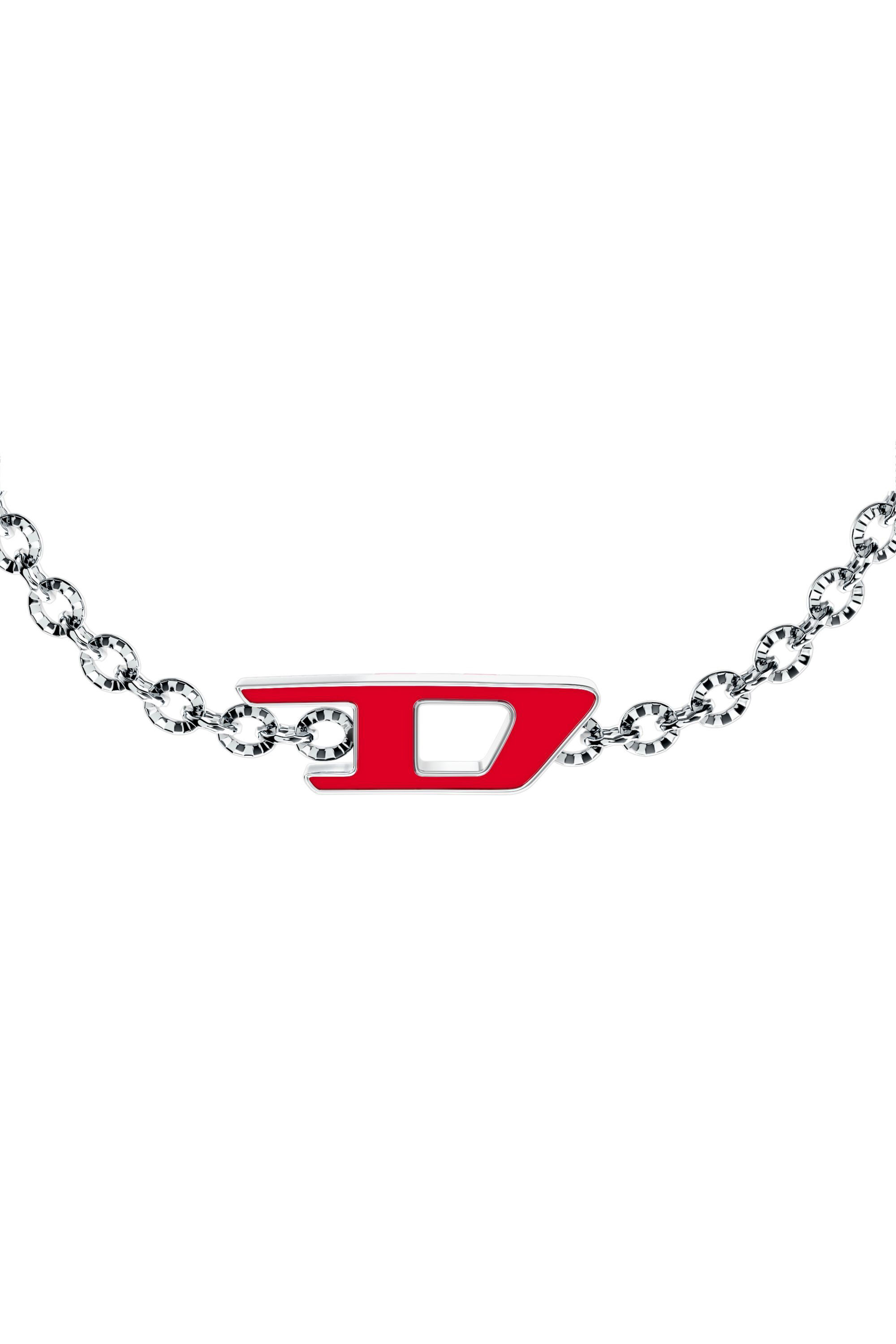 Diesel - DX1691040 JEWELLERY, Unisex's Stainless steel chain bracelet in シルバー/ブルー - 3