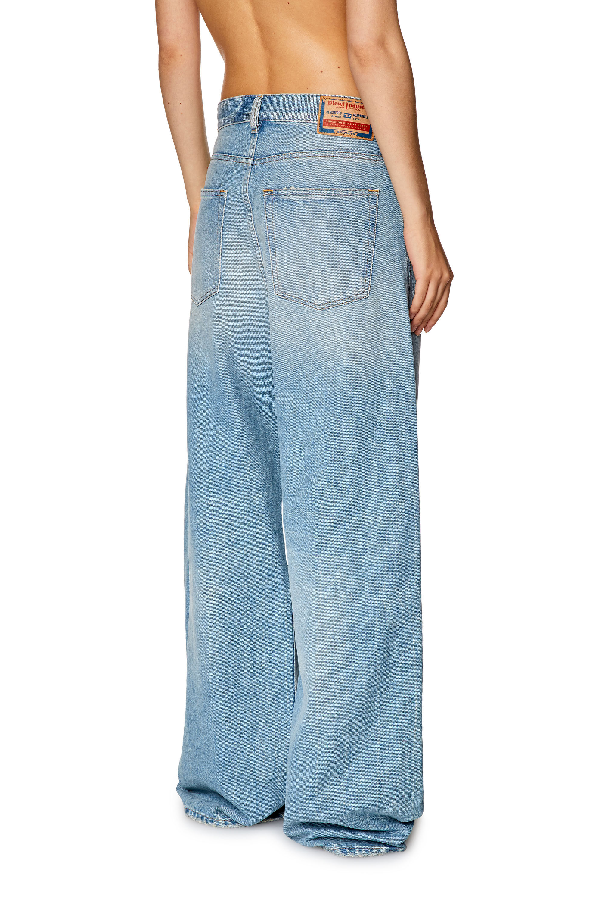 Diesel - Female's Relaxed Jeans 1996 D-Sire 09E25, ライトブルー - 4