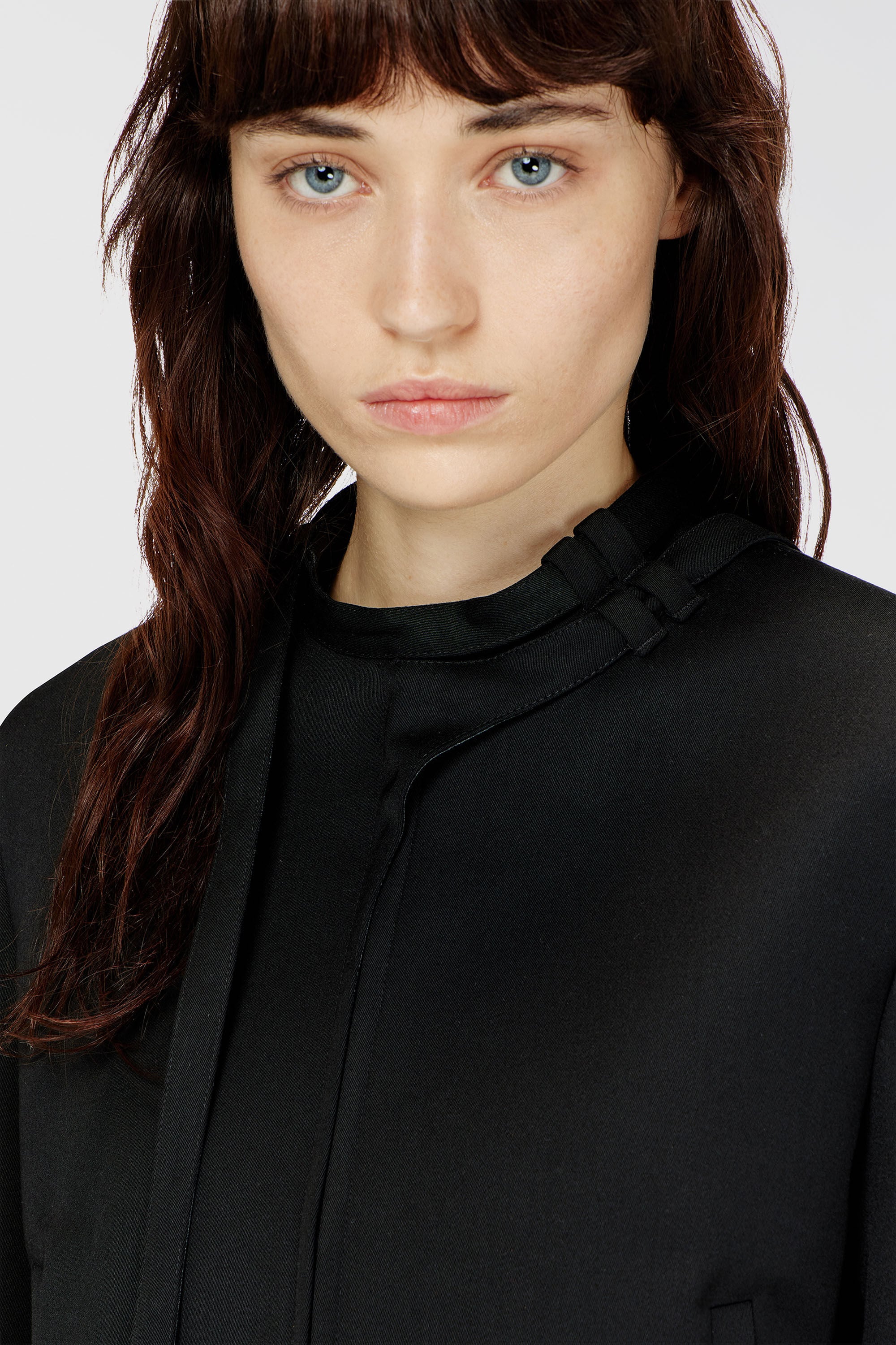Diesel - G-HAVOC-1, Female's Tailored jacket with biker neck strap in ブラック - 4