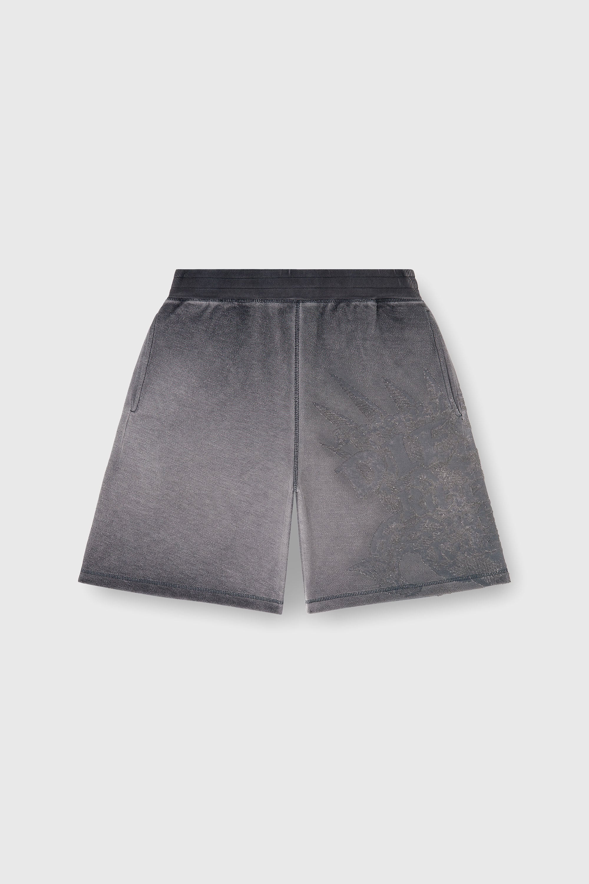 Diesel - P-RAWCROW, Male's ショートパンツ in ダークグレー - 2