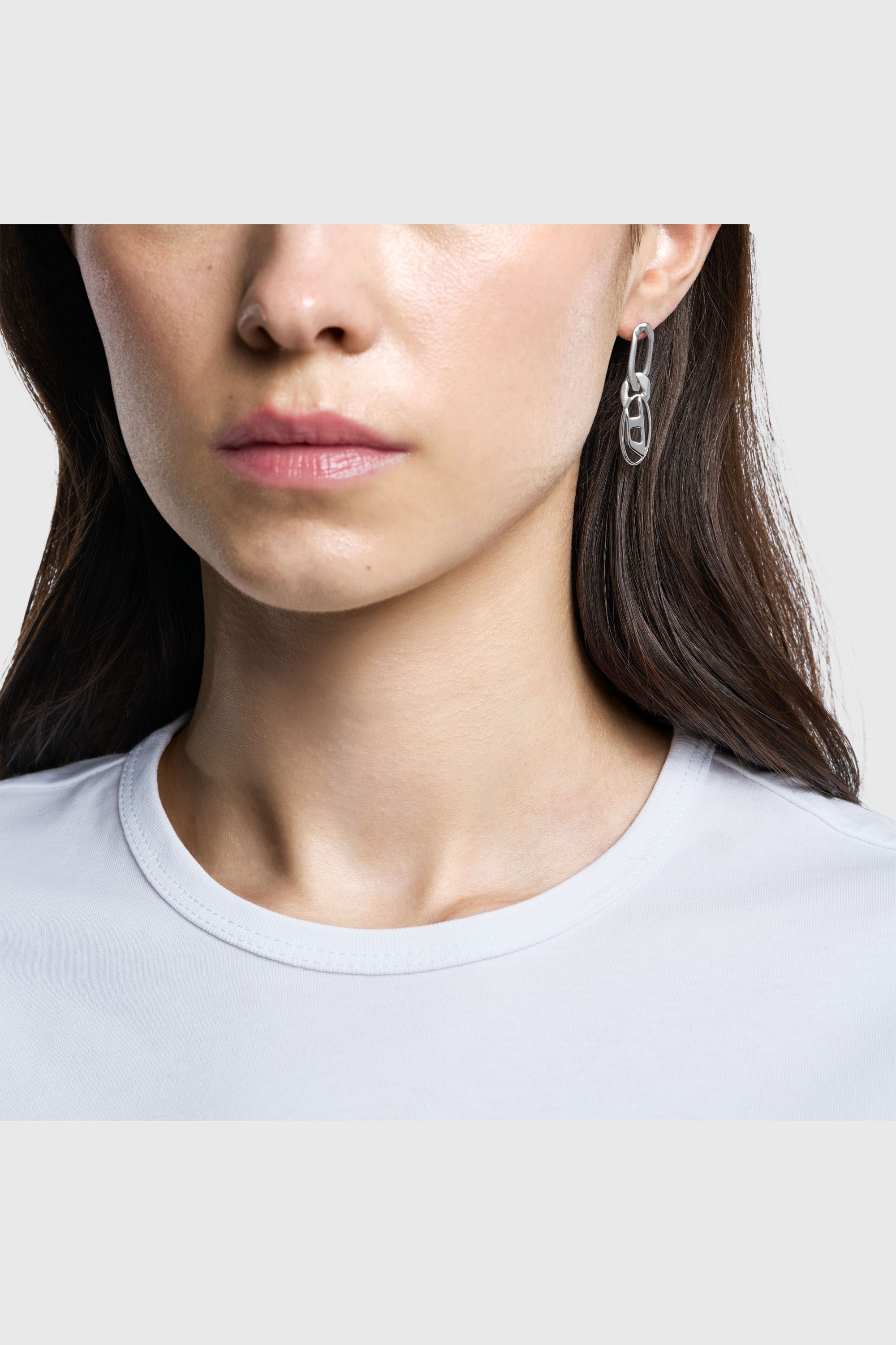Diesel - DX1598040, Unisex's ピアス（片耳用） in シルバー - 3