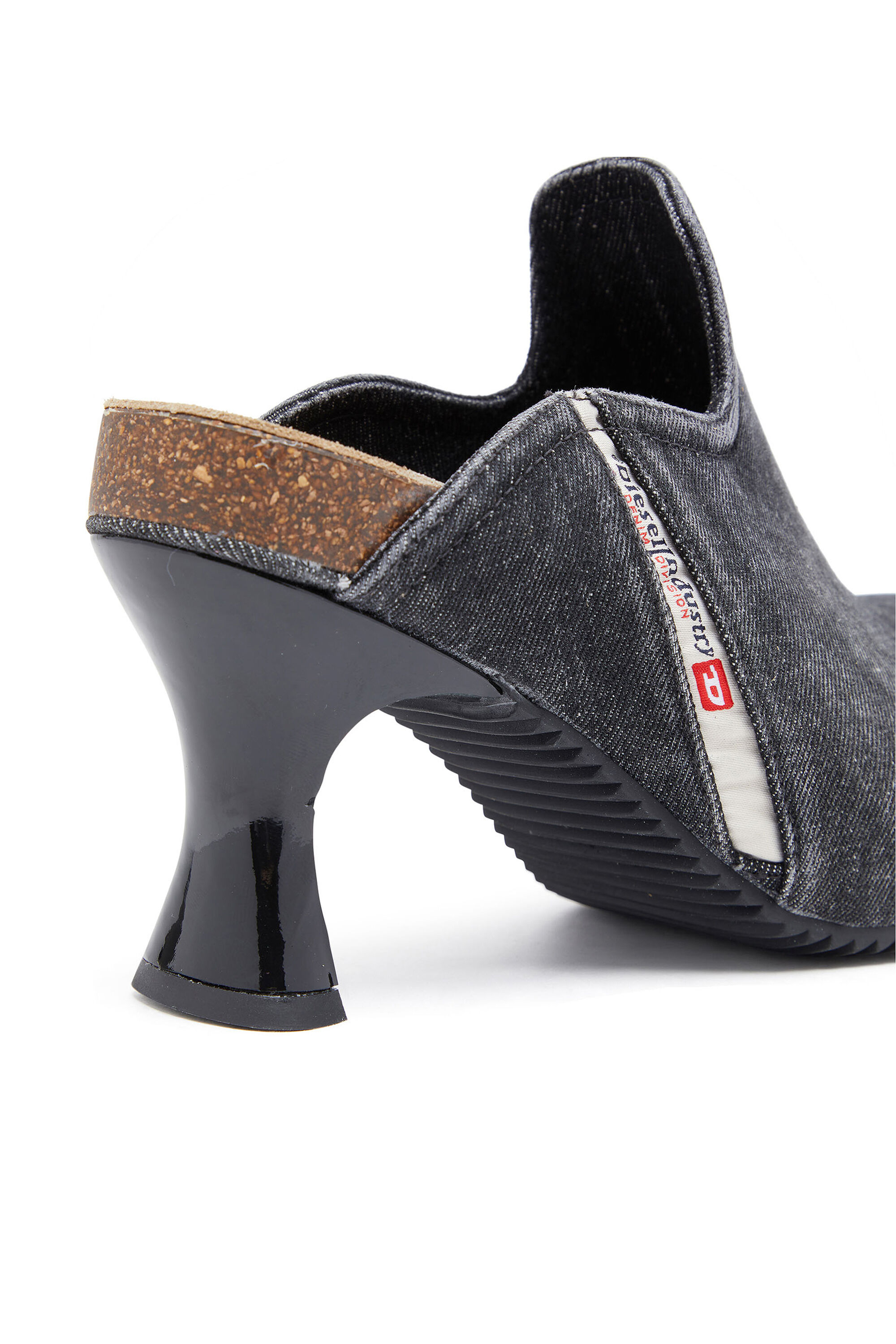 Diesel - D-WOODSTOCK ML W, Female's D-Woodstock-Denim mules in ブラック - 4