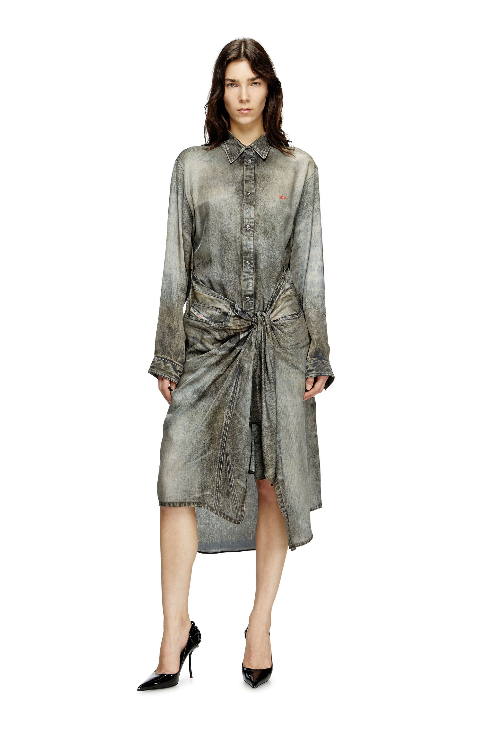 DIESEL デニムドレス ウィメンズ デニムドレス DE-ELLIT-S（ワンピース）｜DIESEL