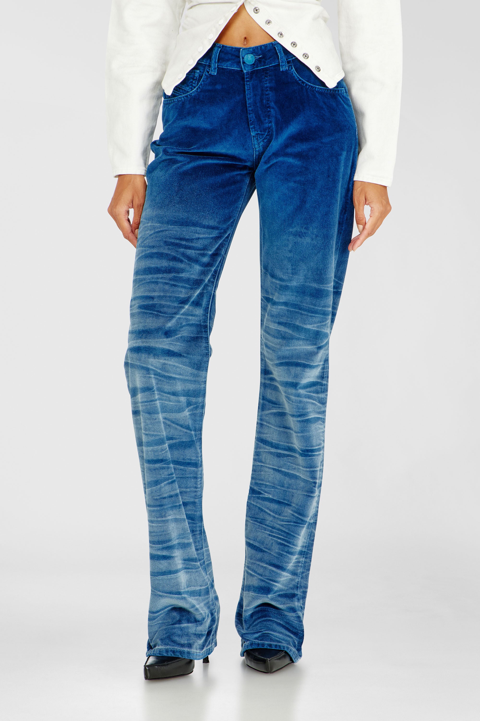 Diesel - Female's Regular Jeans D-Lie 003PF, ダークブルー - 4